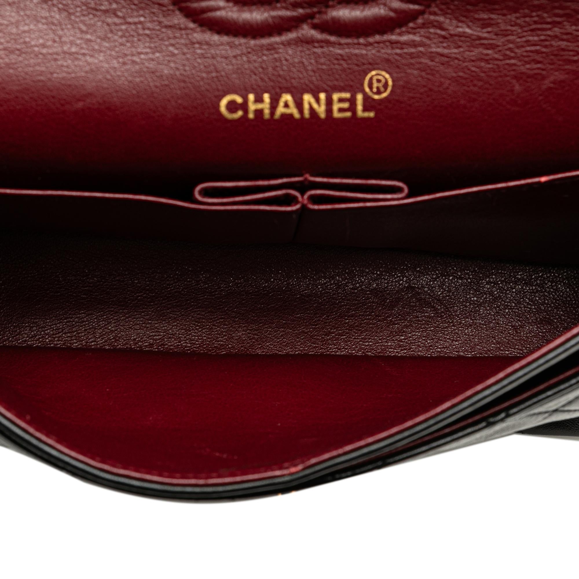 Chanel Small Classic Lambskin Double Flap (SHG-EPrdcl)