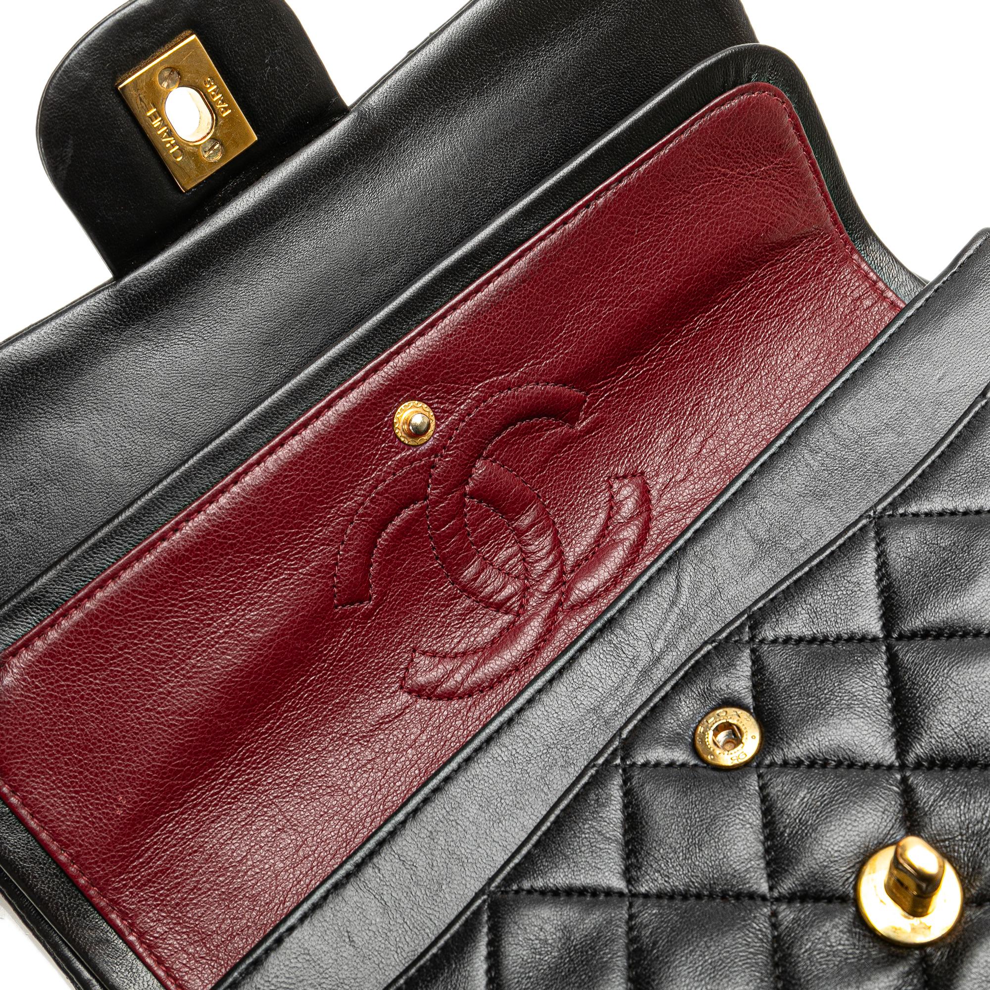 Chanel Small Classic Lambskin Double Flap (SHG-EPrdcl)