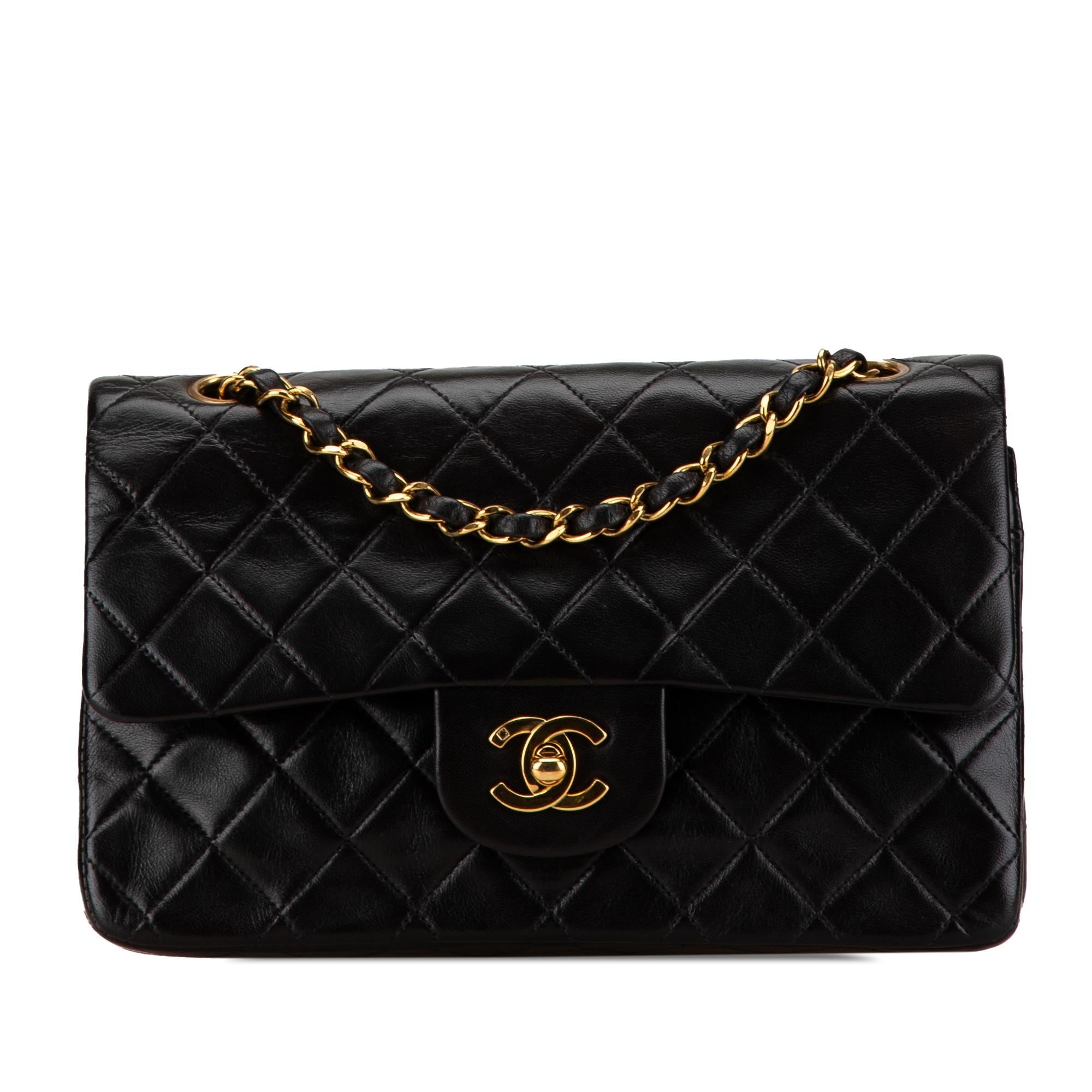 Chanel Small Classic Lambskin Double Flap (SHG-EPrdcl)