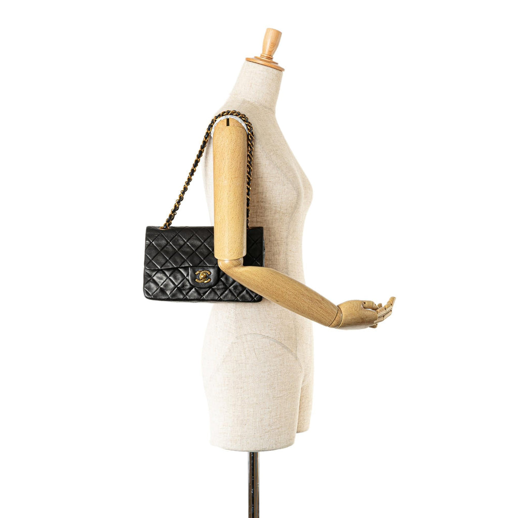 Chanel Small Classic Lambskin Double Flap (SHG-EPrdcl)