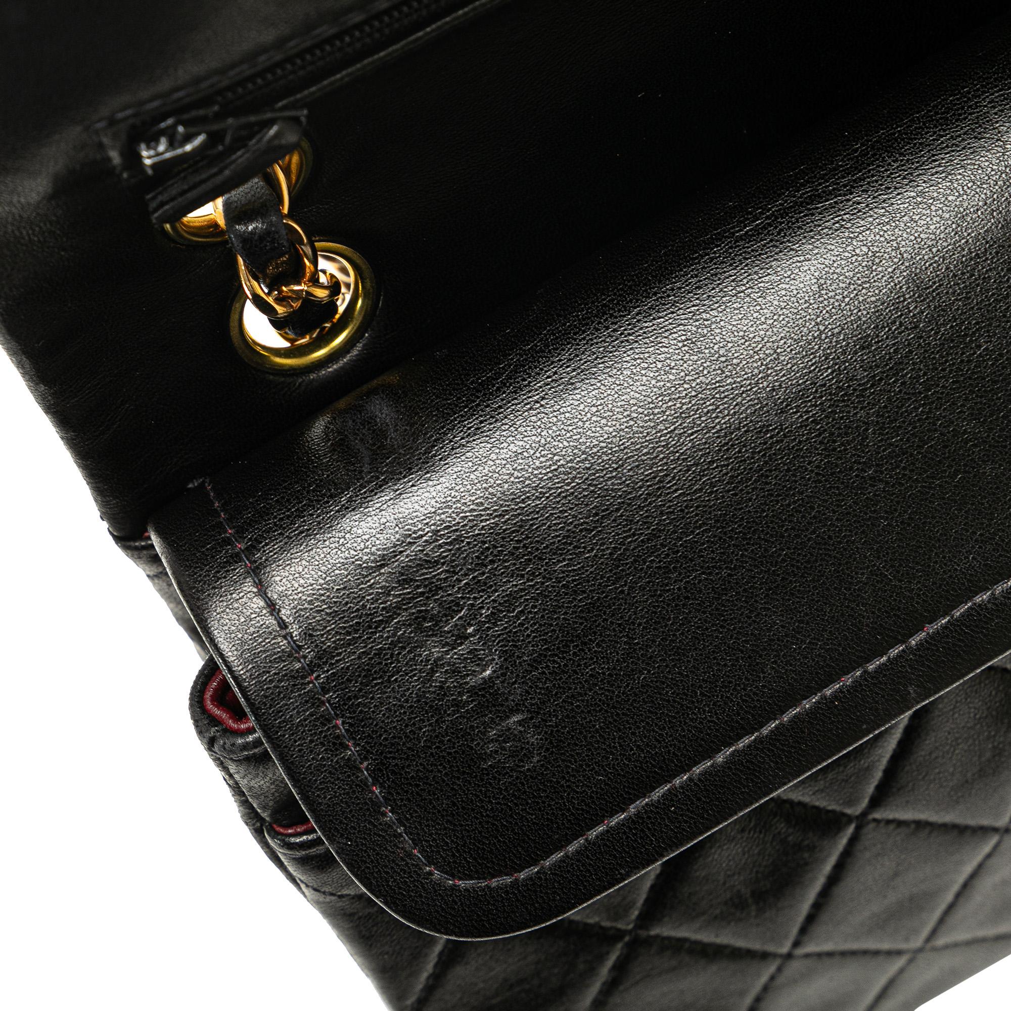 Chanel Small Classic Lambskin Double Flap (SHG-3kJqlg)