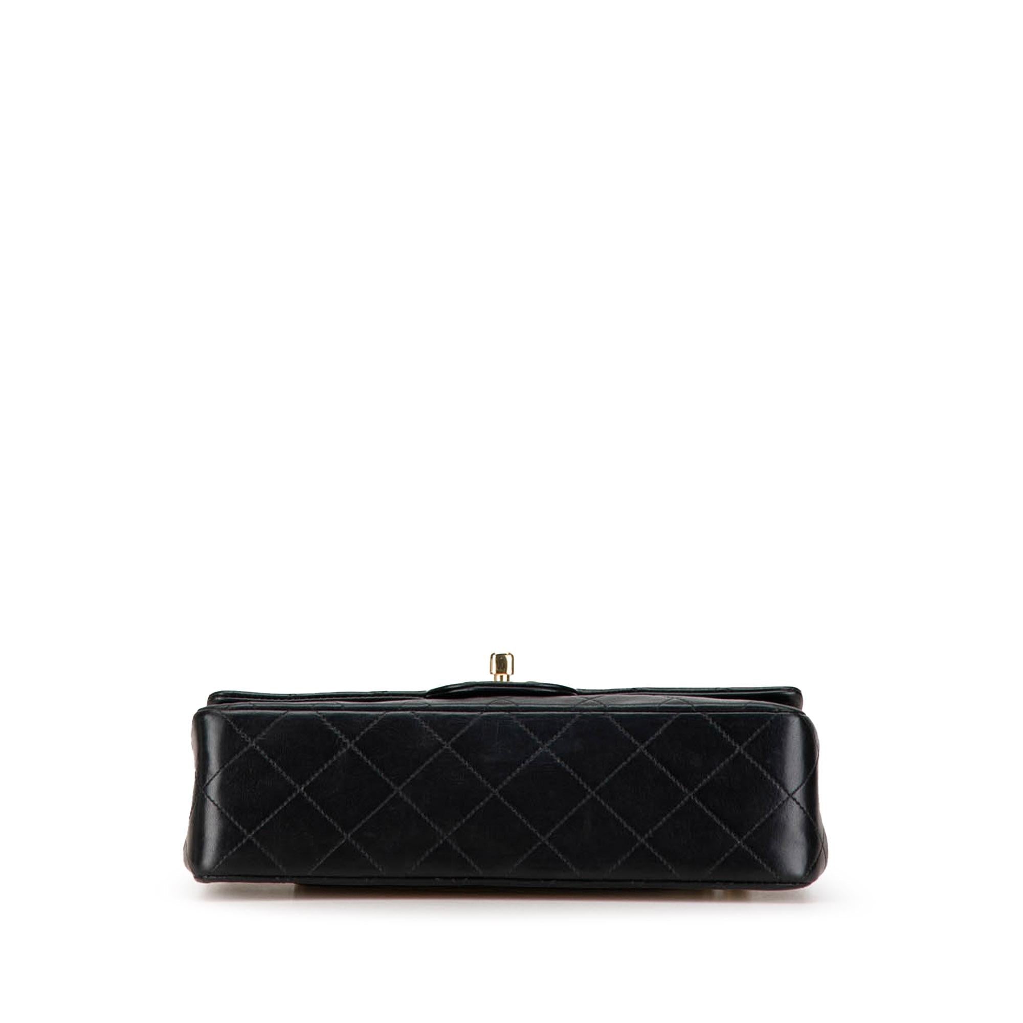 Chanel Small Classic Lambskin Double Flap (SHG-FdUf9U)