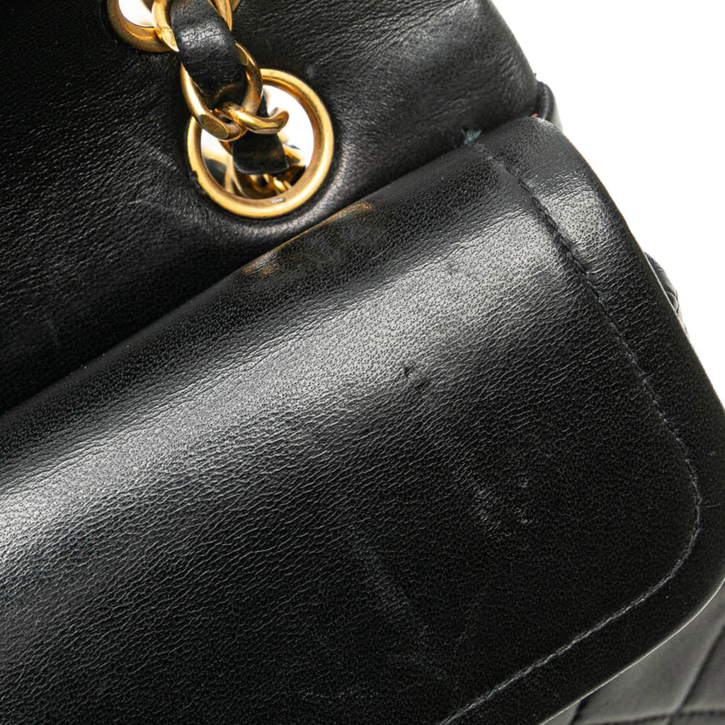 Chanel Small Classic Lambskin Double Flap (SHG-FdUf9U)