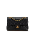 Chanel Small Classic Lambskin Double Flap (SHG-FdUf9U)