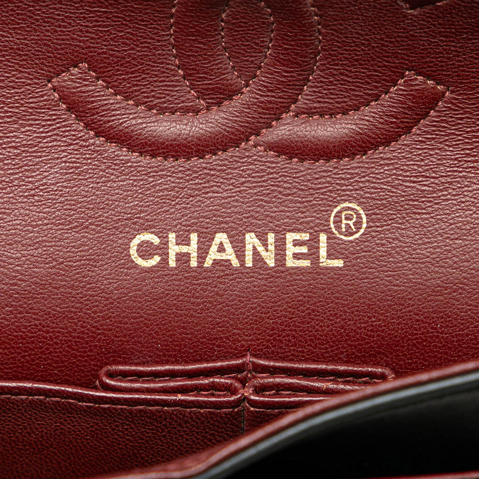 Chanel Small Classic Lambskin Double Flap (SHG-FdUf9U)