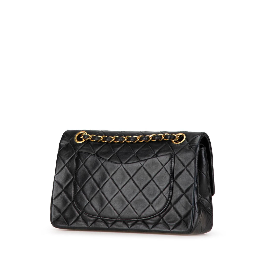 Chanel Small Classic Lambskin Double Flap (SHG-FdUf9U)