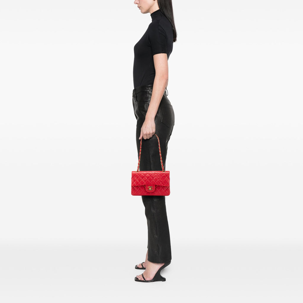 Chanel Small Classic Lambskin Double Flap