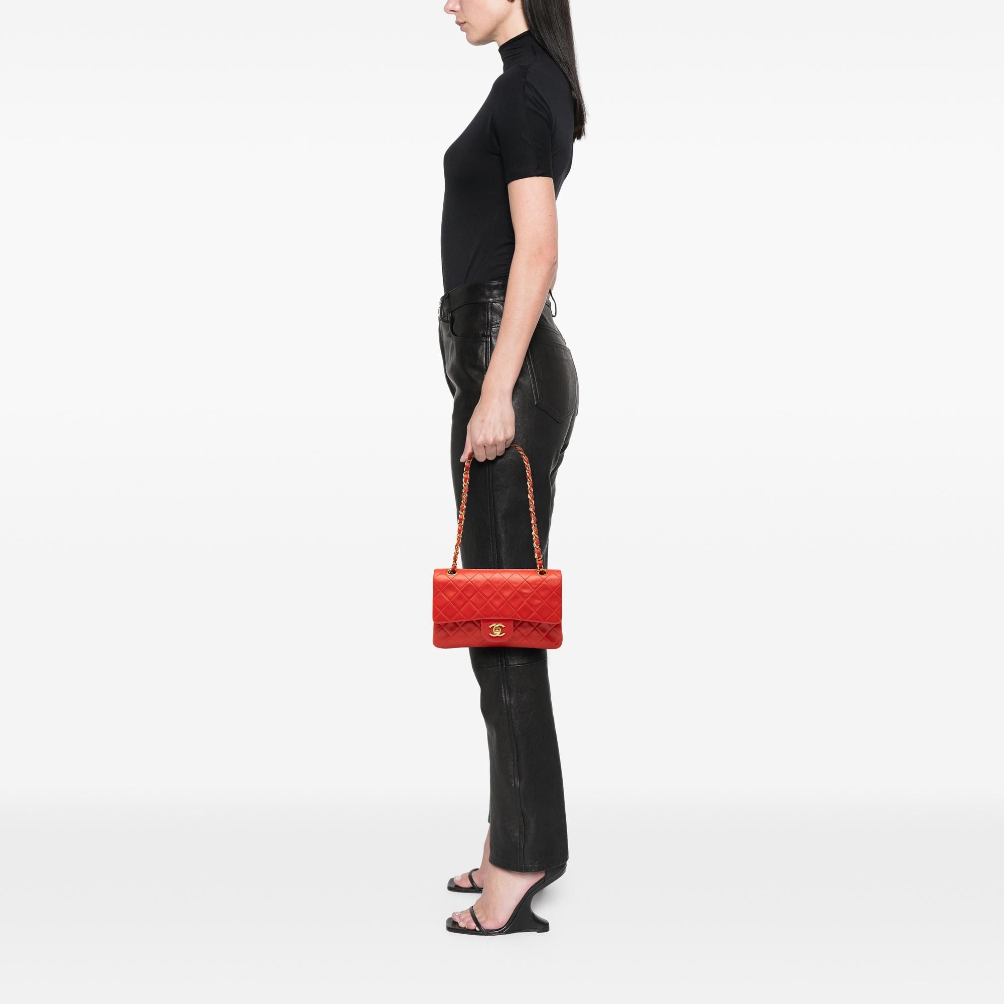 Chanel Small Classic Lambskin Double Flap