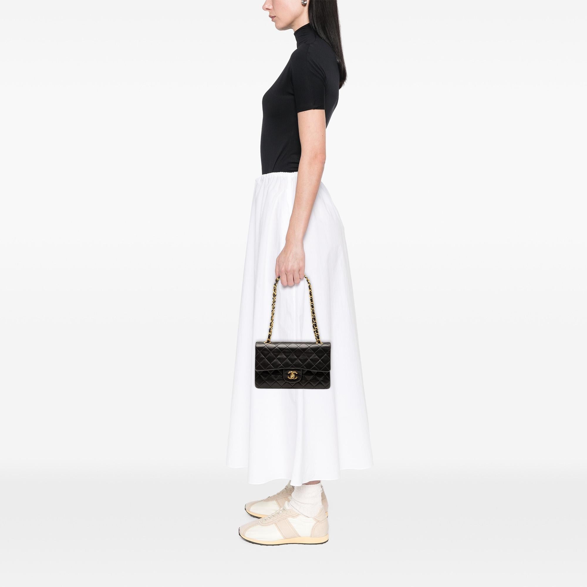 Chanel Small Classic Lambskin Double Flap