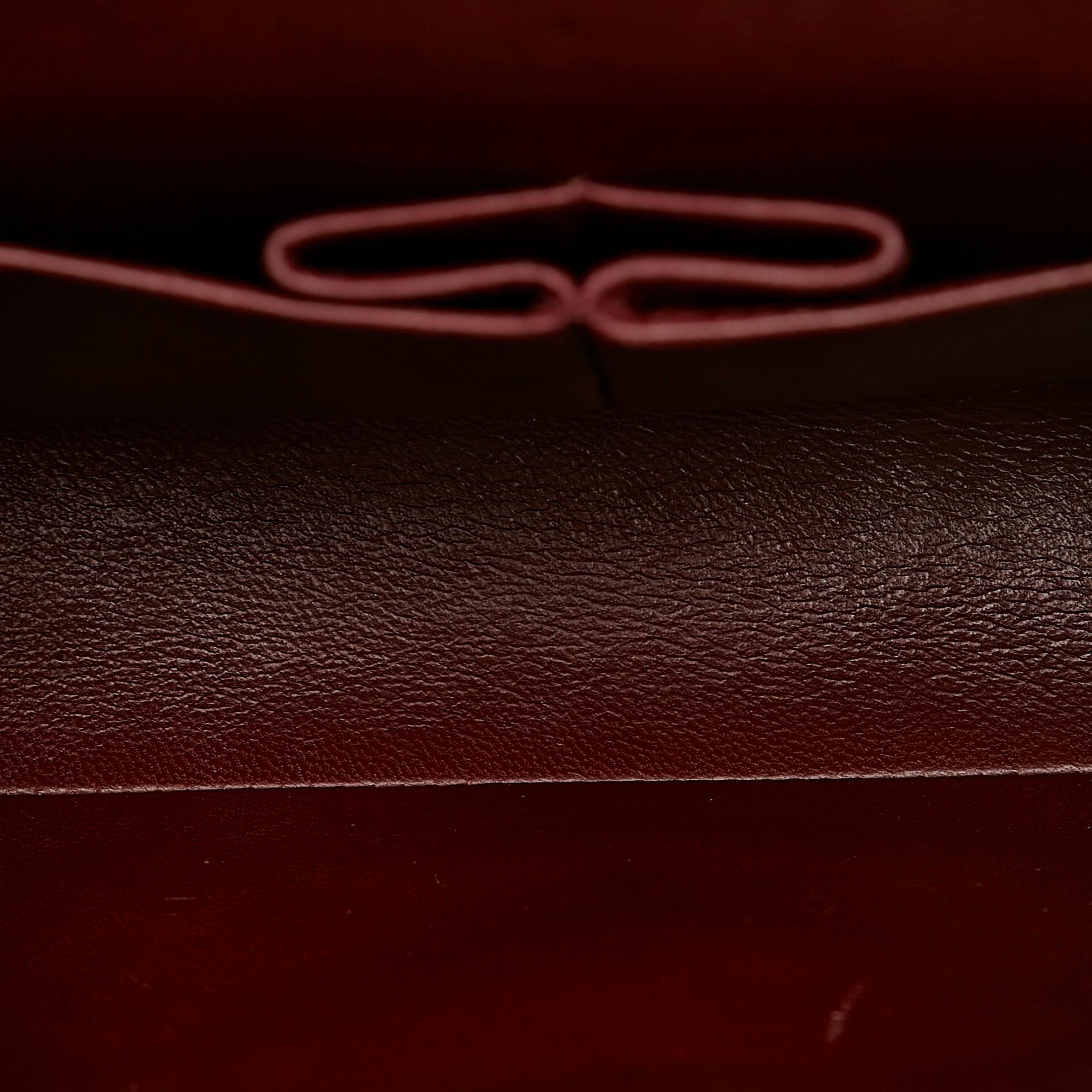 Chanel Small Classic Lambskin Leather Double Flap Bag (SHG-34538)