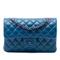 Chanel Small Classic Lambskin Rainbow Hardware Double Flap