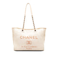 Chanel Small Deauville Tote Bag (SHG-PwaxUa)