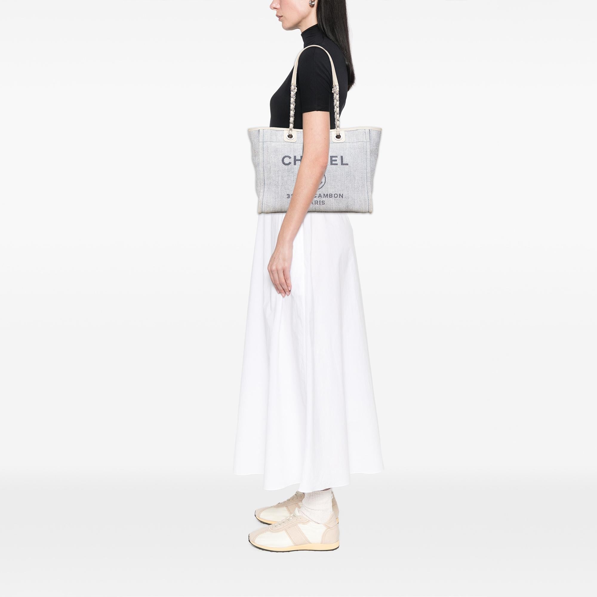 Chanel Small Denim Deauville Tote