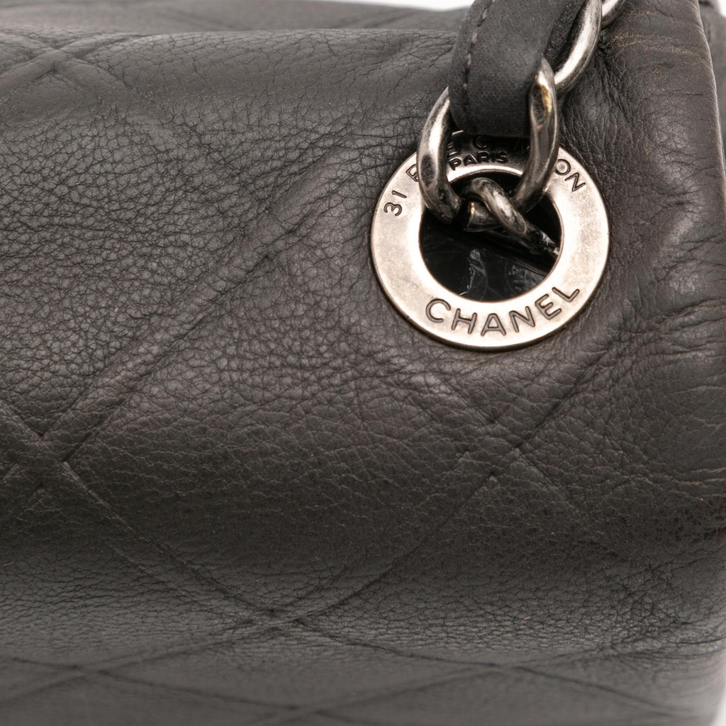 Chanel Small Diamond Embossed Calfskin New Chic Flap