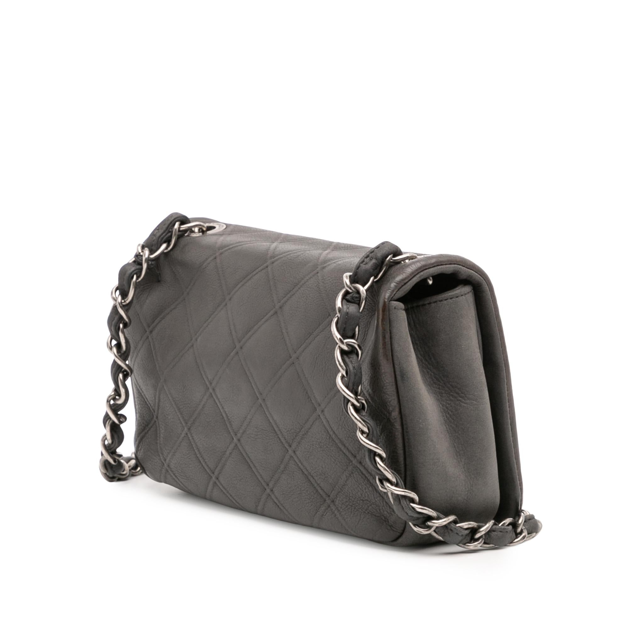 Chanel Small Diamond Embossed Calfskin New Chic Flap