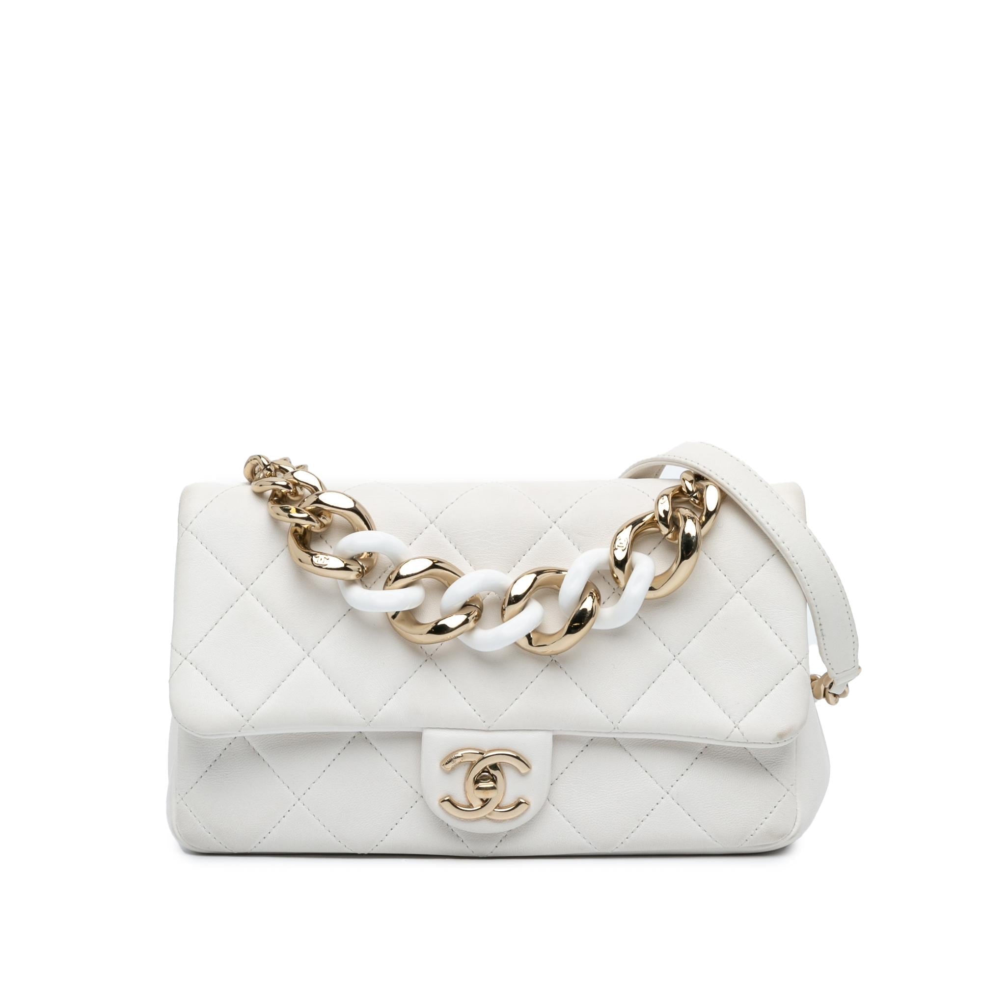Chanel Small Elegant Chain Single Flap (SHG-9EeFDt)