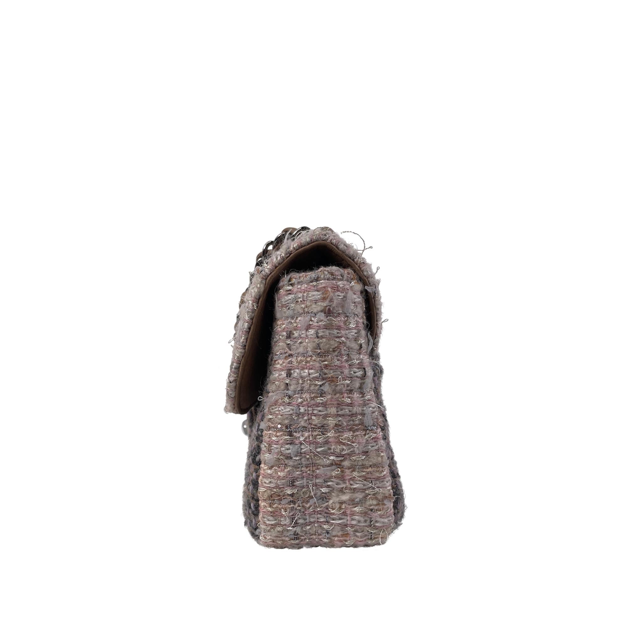 Chanel Small Fantasy Tweed Flap Bag (SHG-sHynoj)