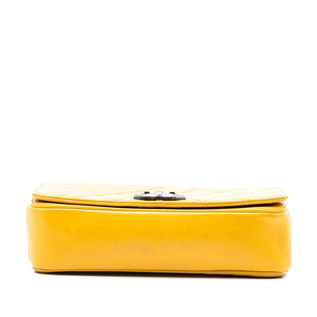 Chanel Small Glazed Calfskin Coco Boy Flap