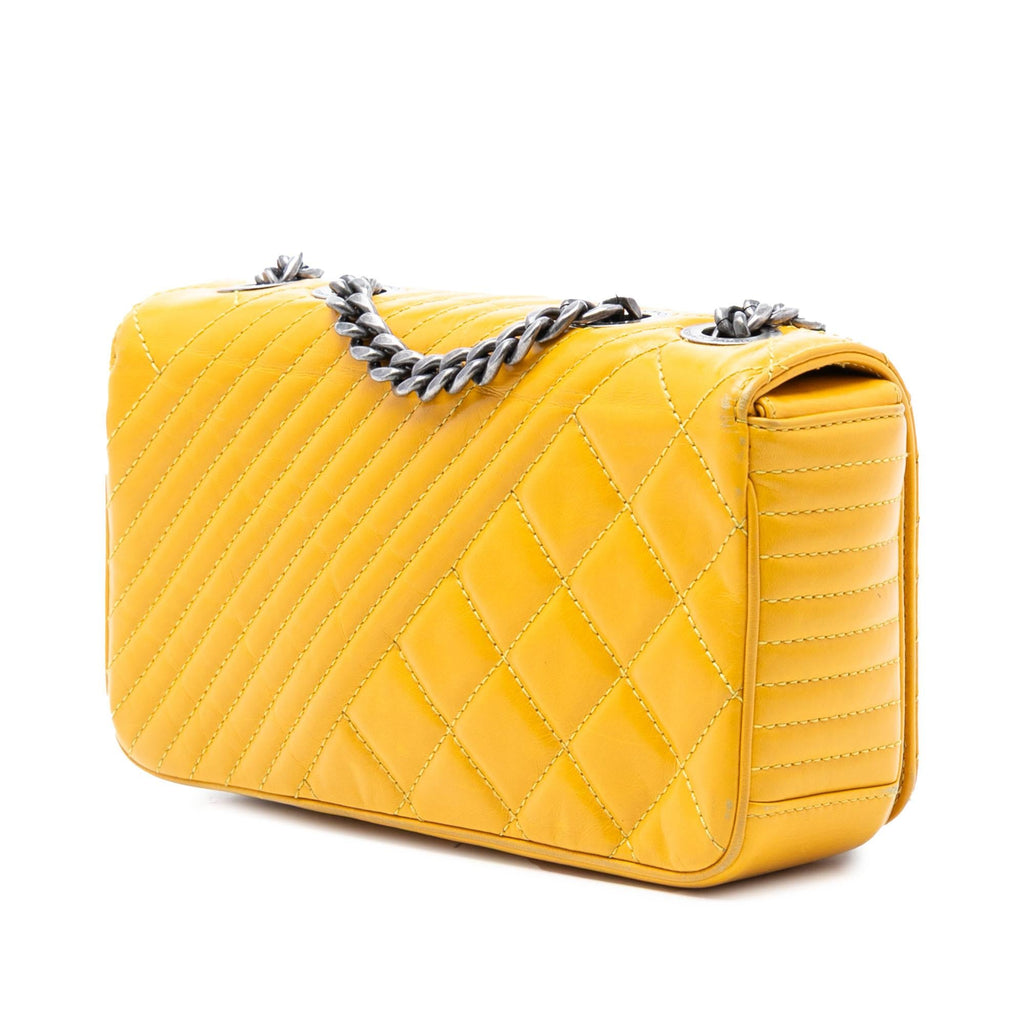 Chanel Small Glazed Calfskin Coco Boy Flap
