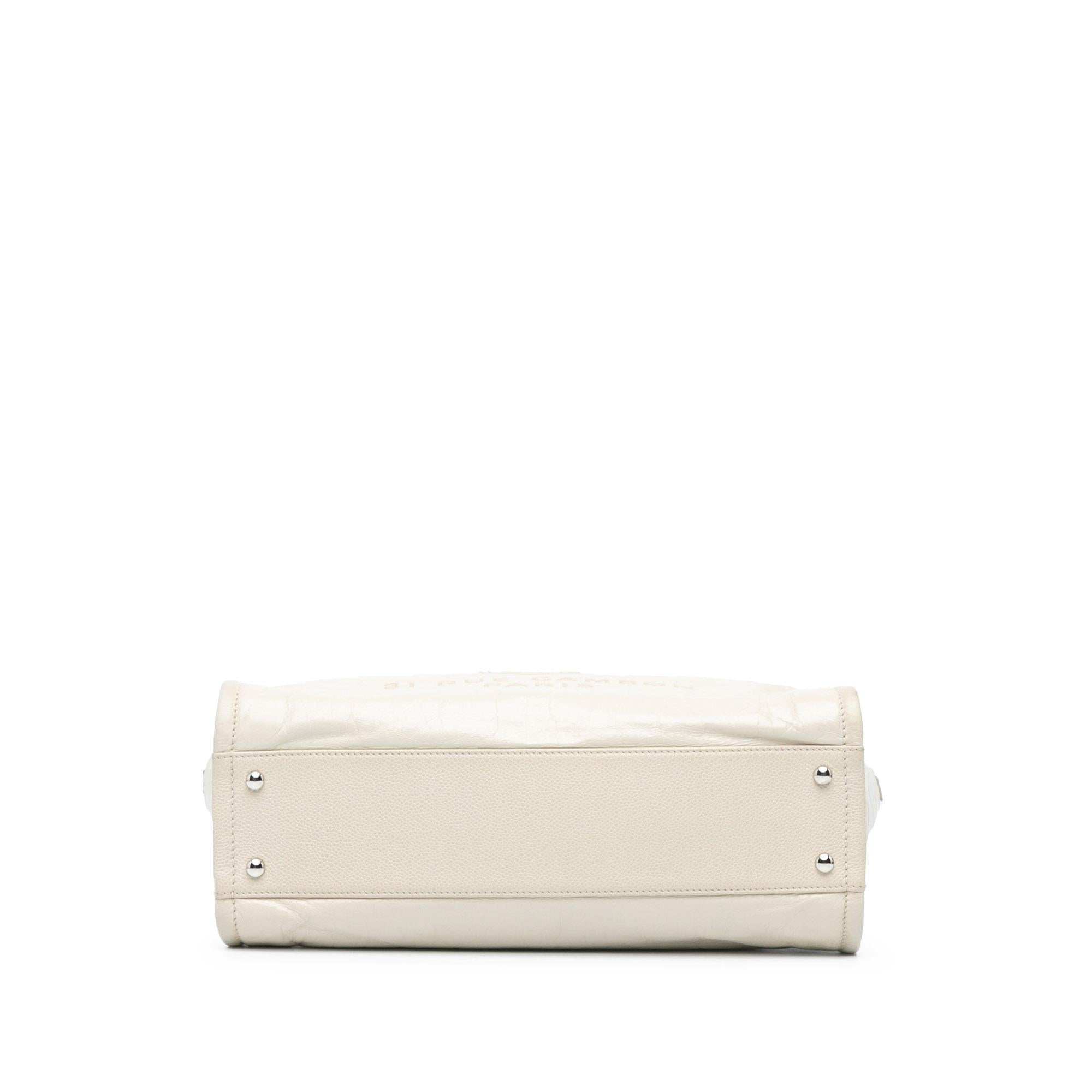 Chanel Small Glazed Calfskin Deauville Tote