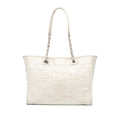Chanel Small Glazed Calfskin Deauville Tote