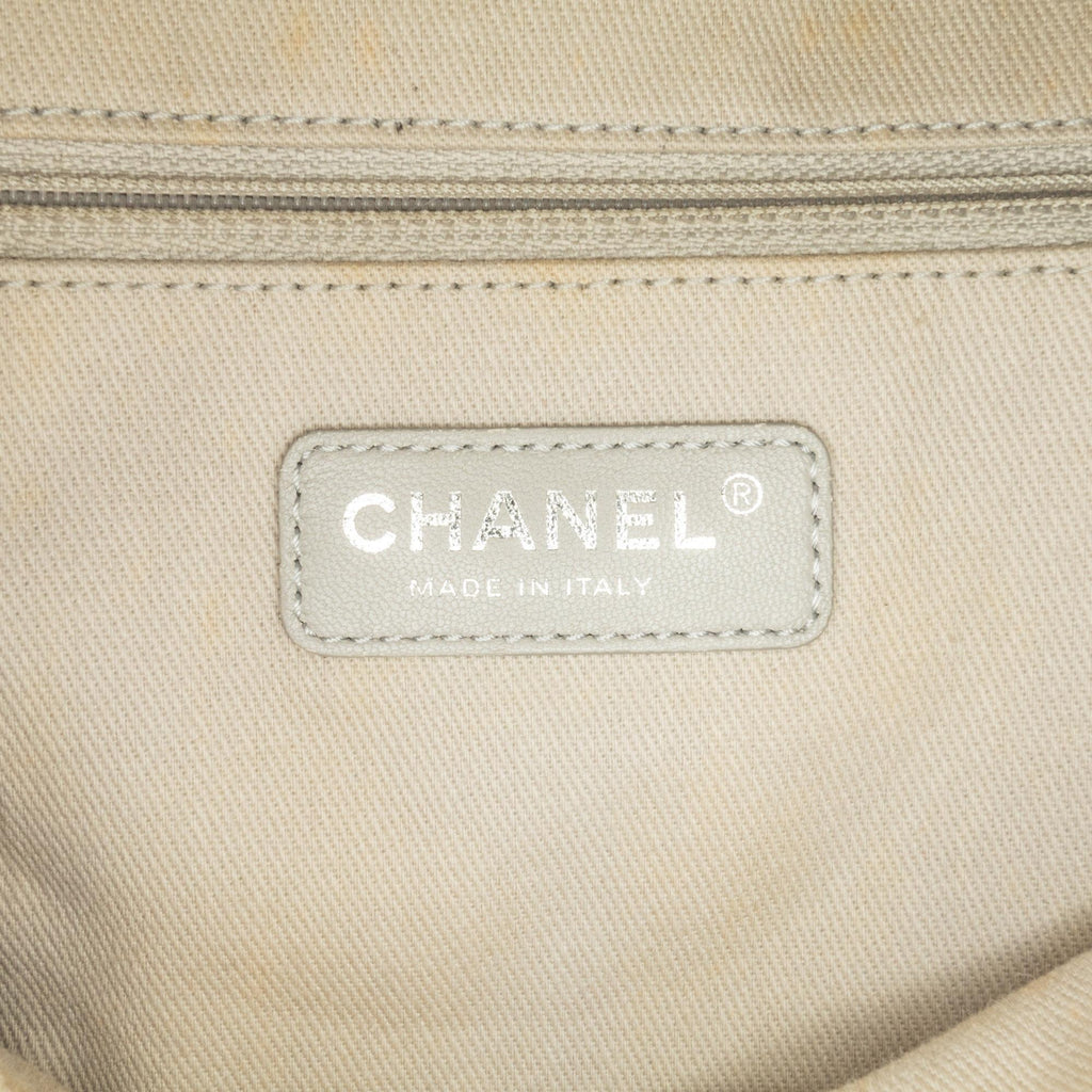 Chanel Small Glazed Calfskin Deauville Tote