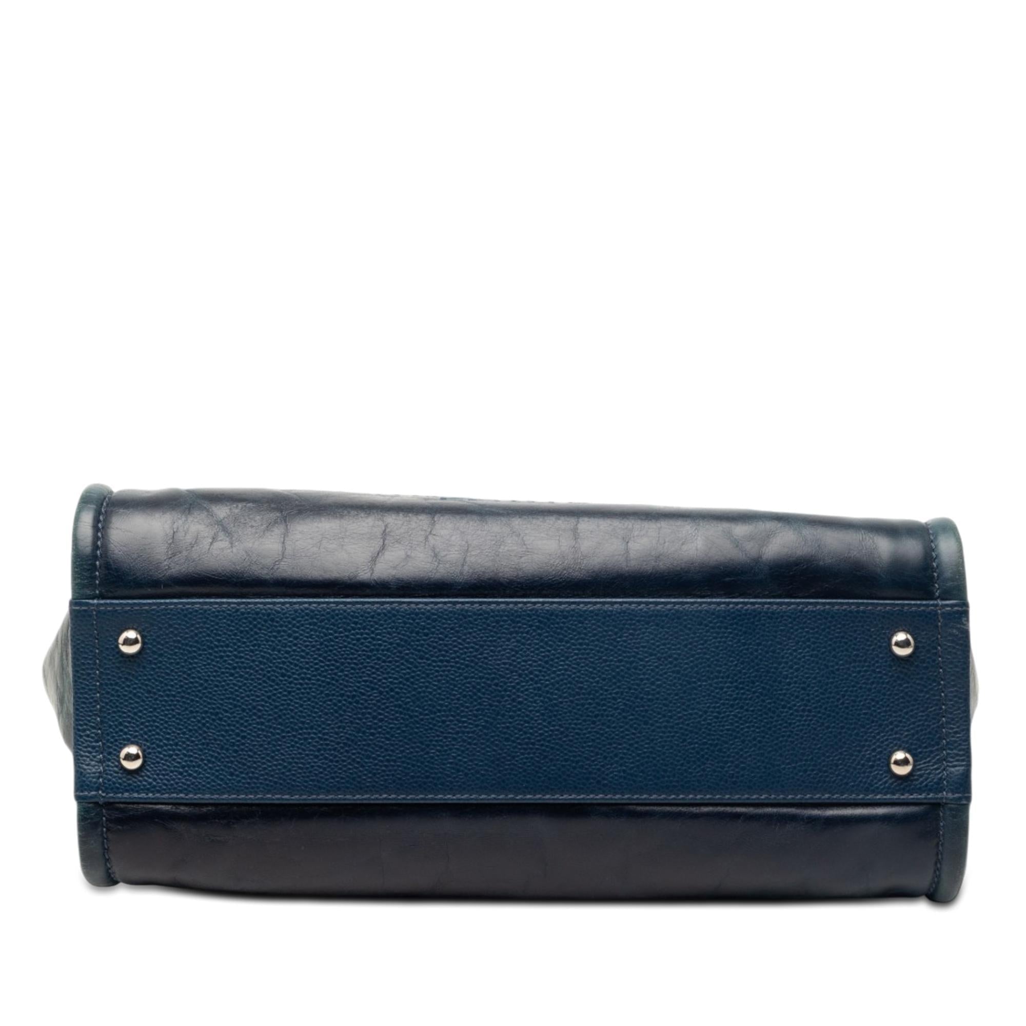 Chanel Small Glazed Calfskin Deauville Tote