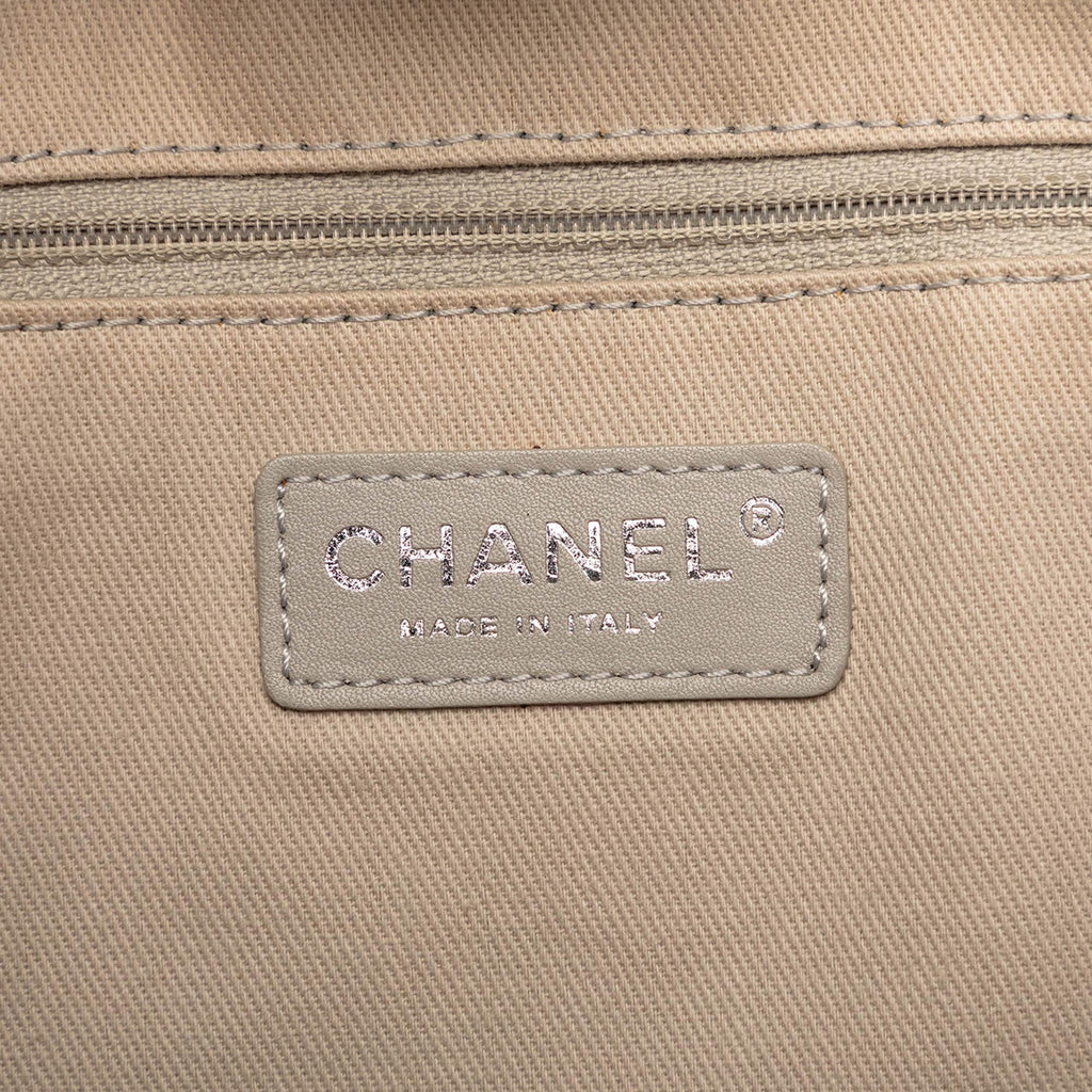 Chanel Small Glazed Calfskin Deauville Tote