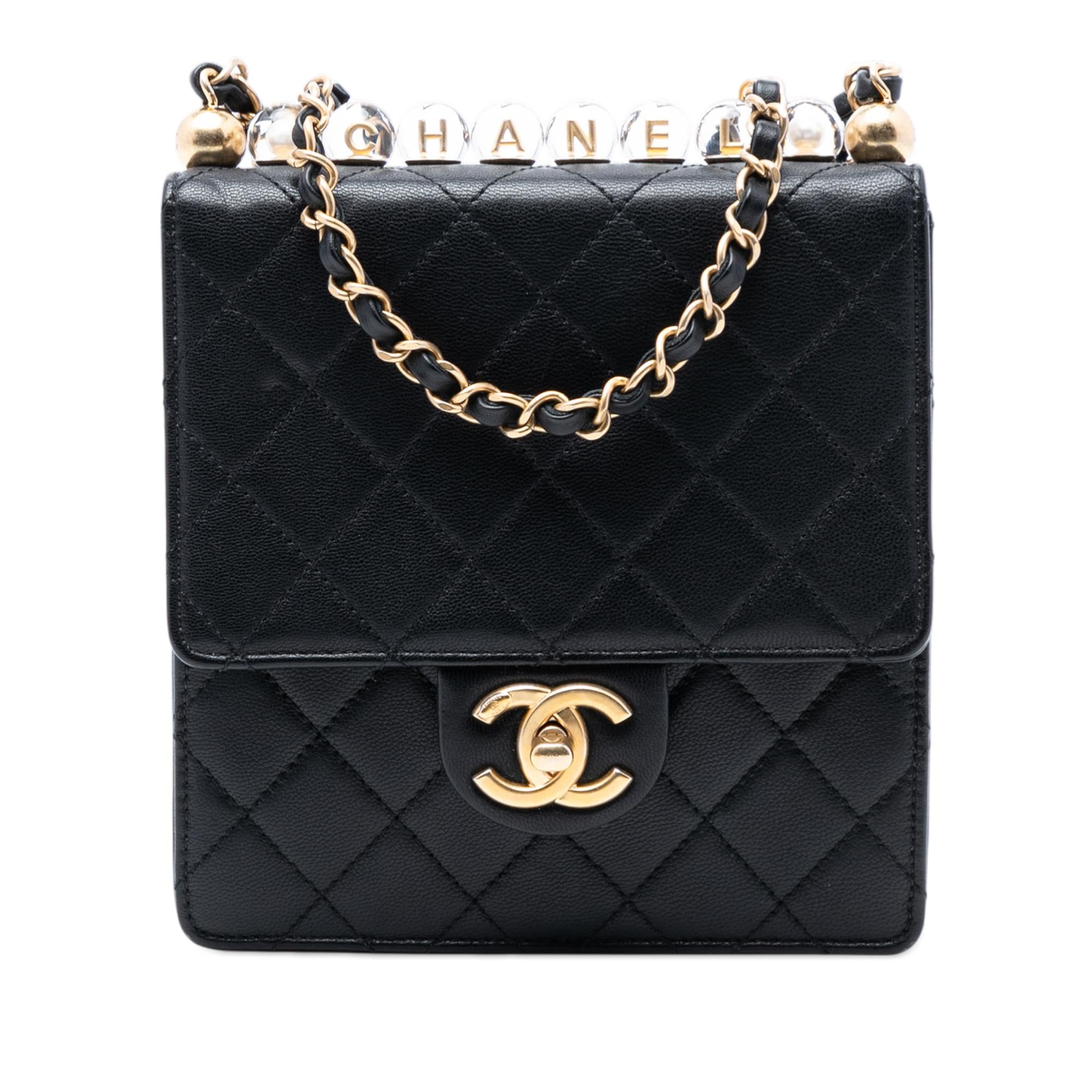 Chanel Small Goatskin Chic Pearls Flap