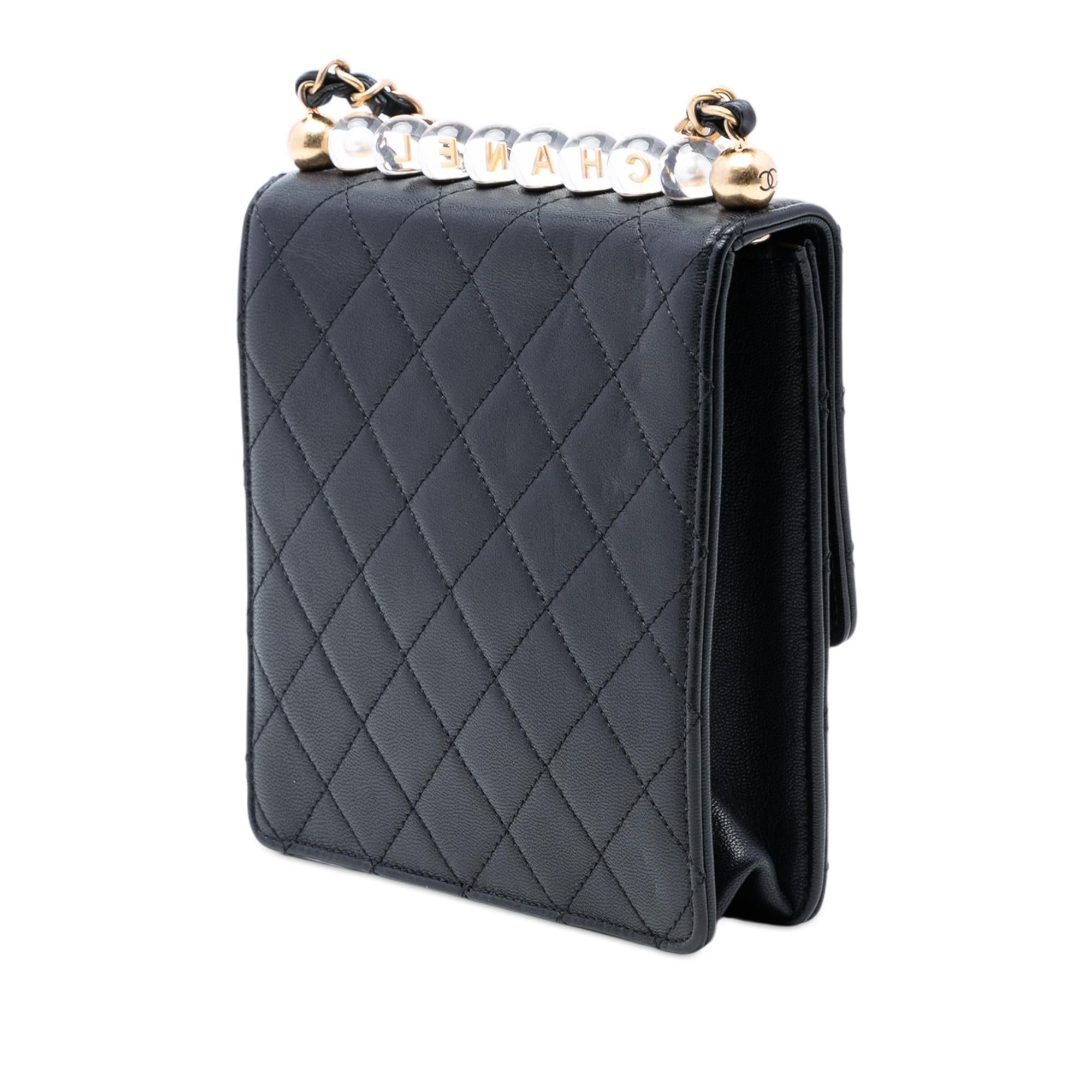 Chanel Small Goatskin Chic Pearls Flap