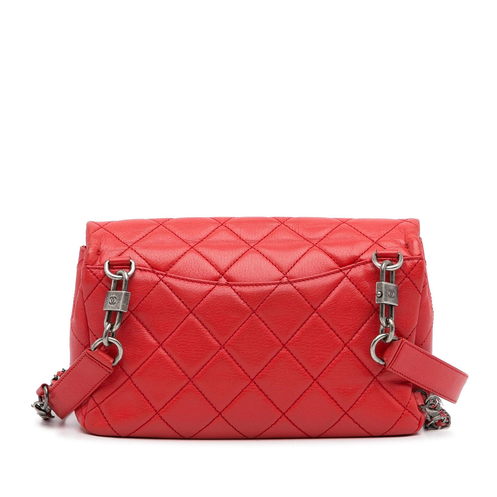 Chanel Small Goatskin Double Carry Waist Chain Flap
