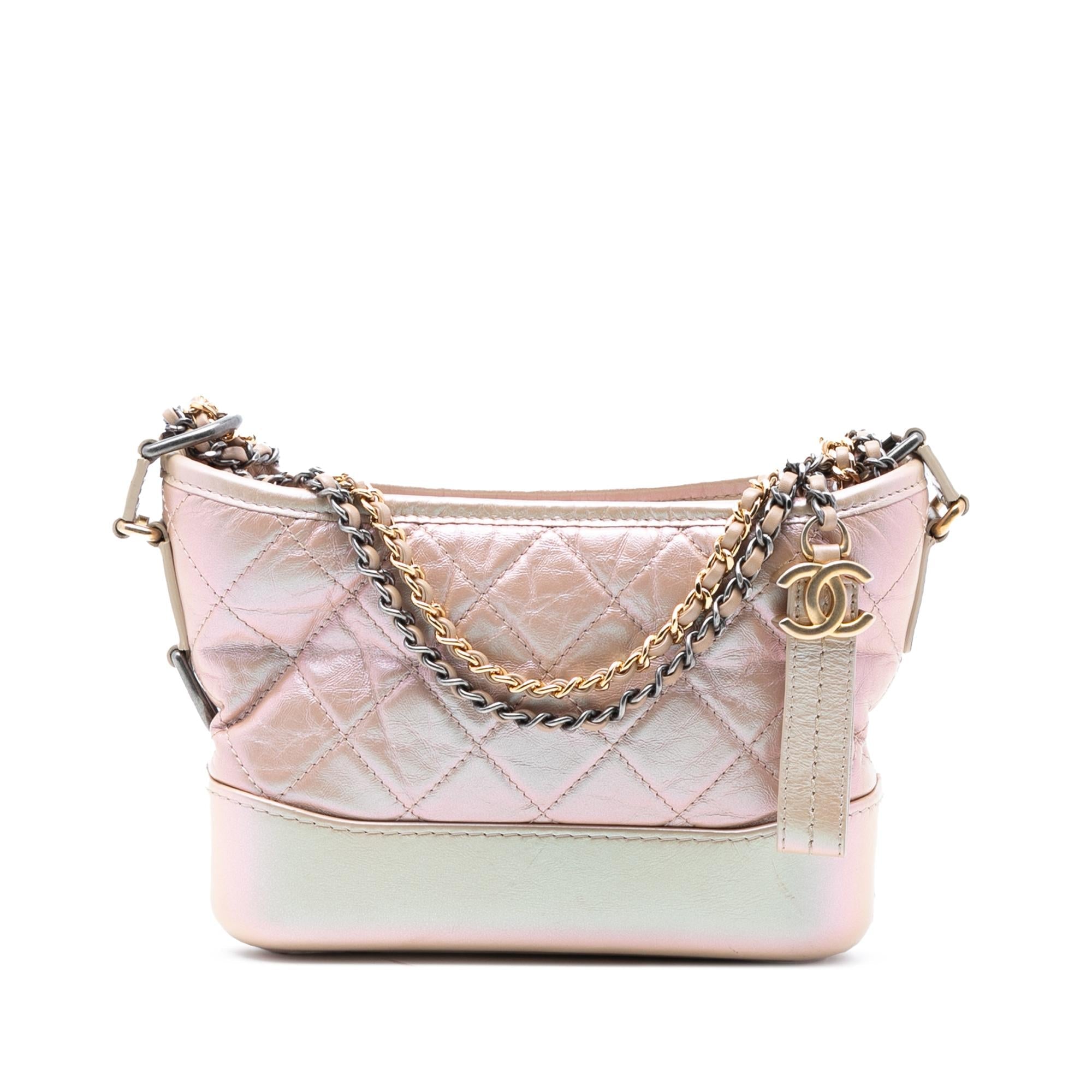 Chanel Small Iridescent Aged Calfskin Gabrielle Crossbody