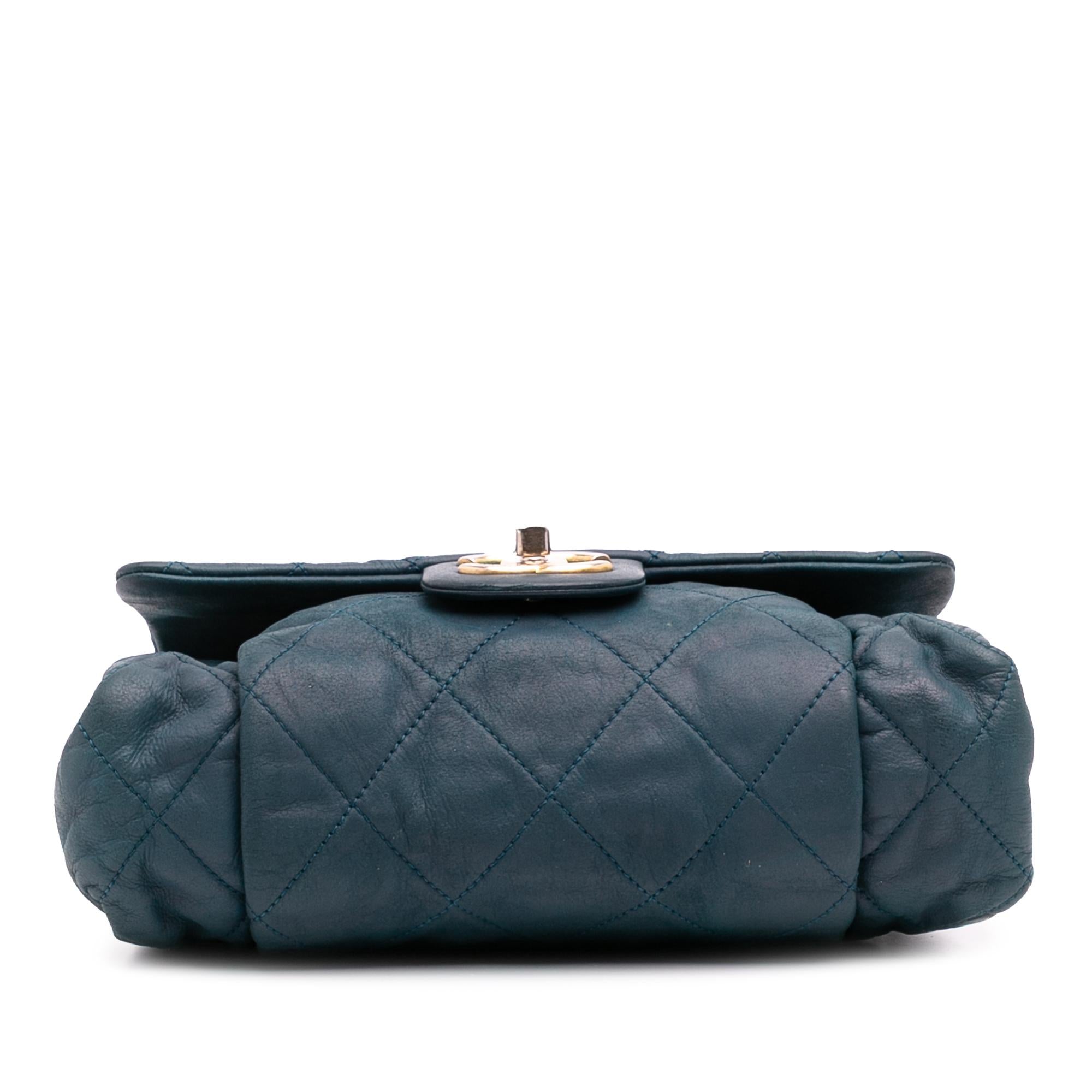 Chanel Small Iridescent Calfskin Chic Quilt Flap