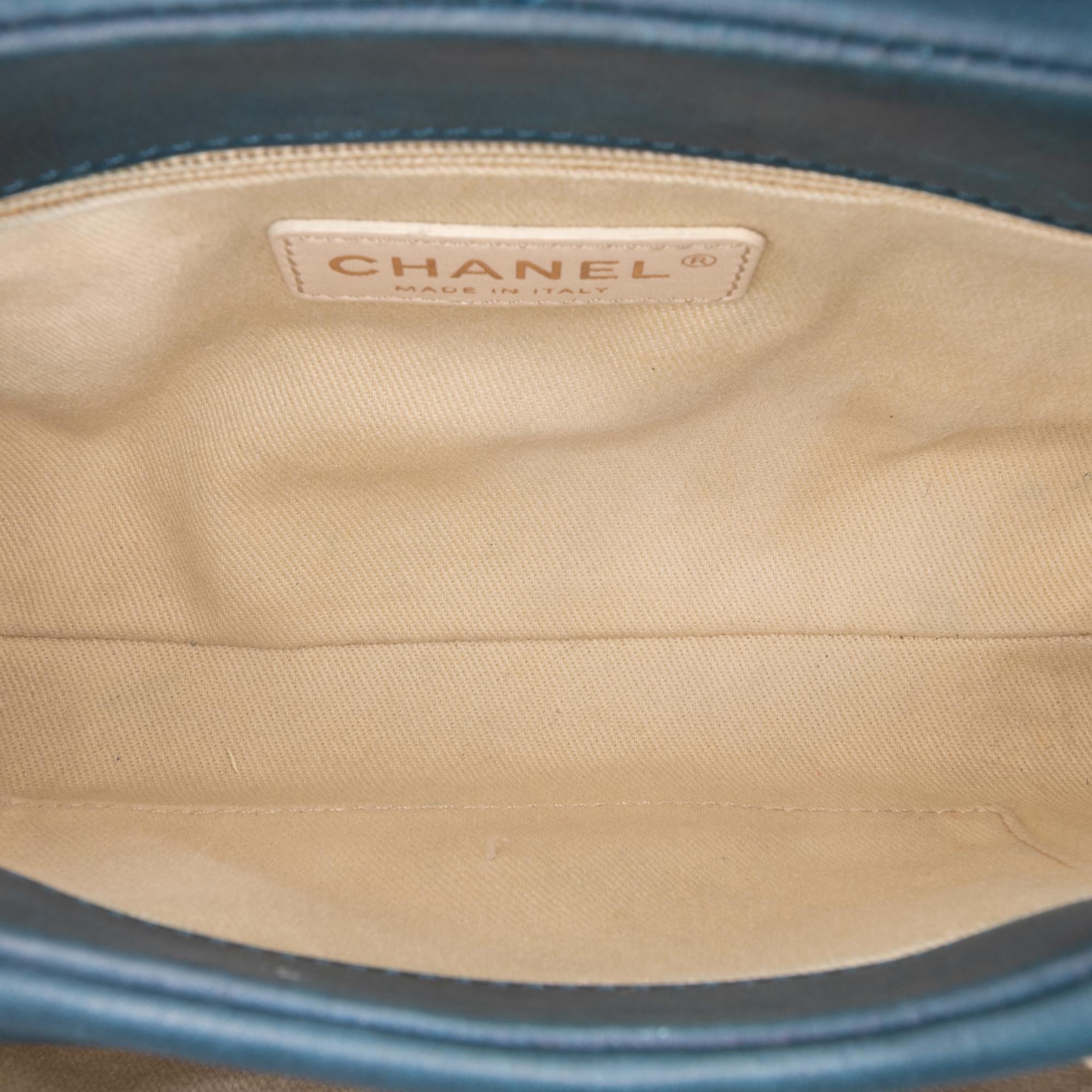 Chanel Small Iridescent Calfskin Chic Quilt Flap