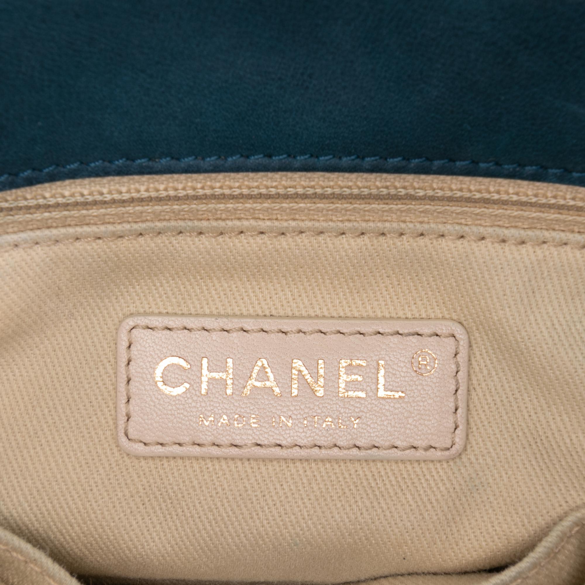 Chanel Small Iridescent Calfskin Chic Quilt Flap