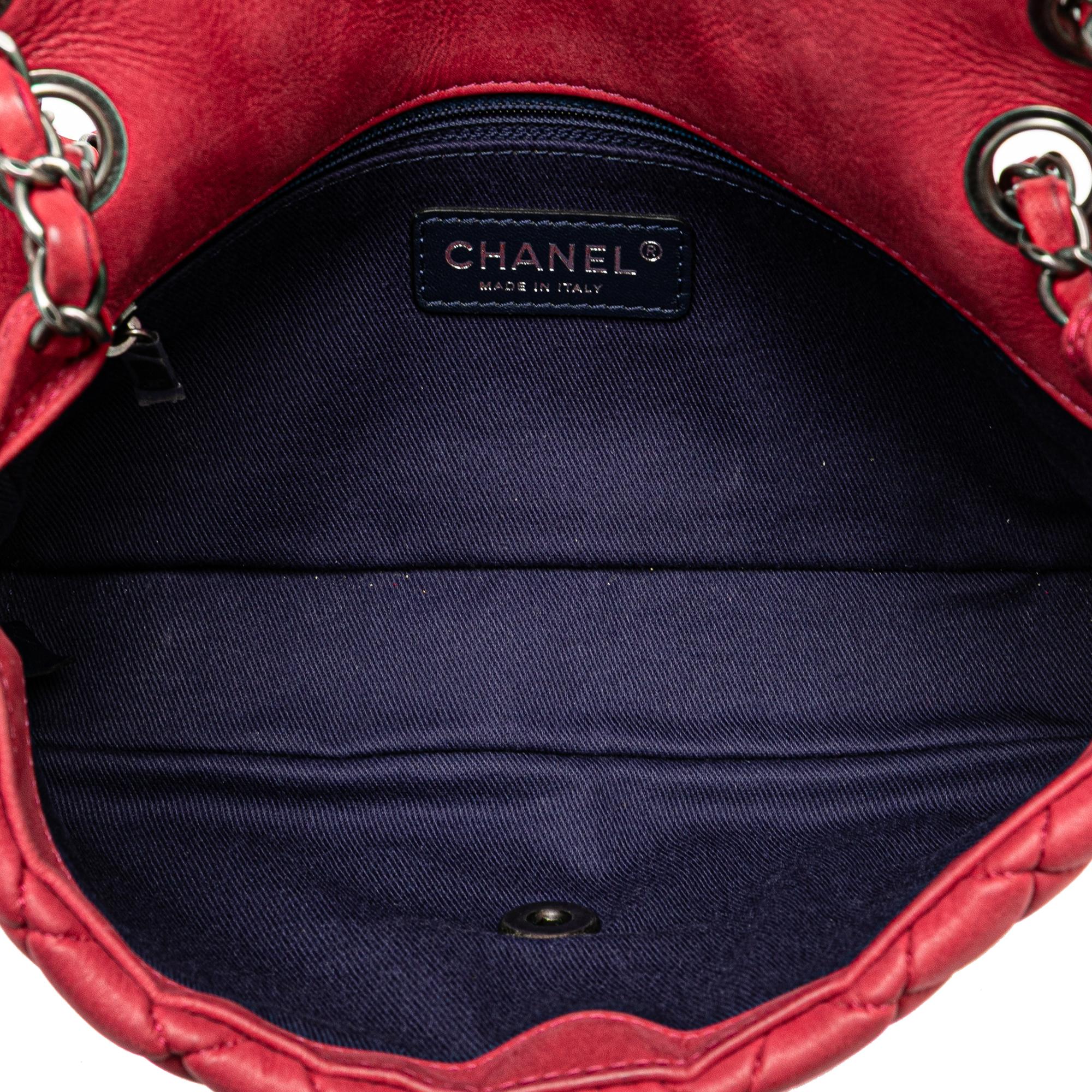 Chanel Small Iridescent Calfskin New Bubble Flap