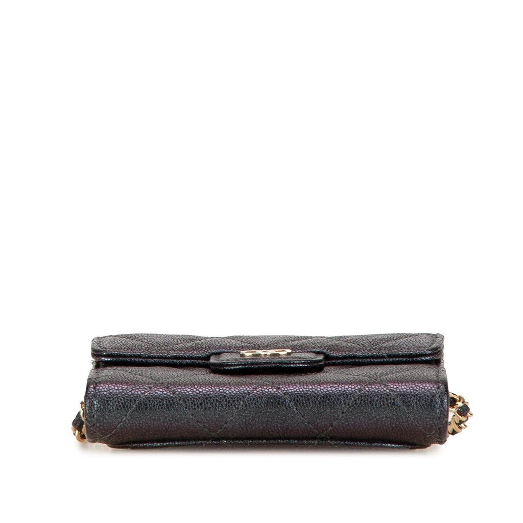Chanel Small Iridescent Caviar Single Flap