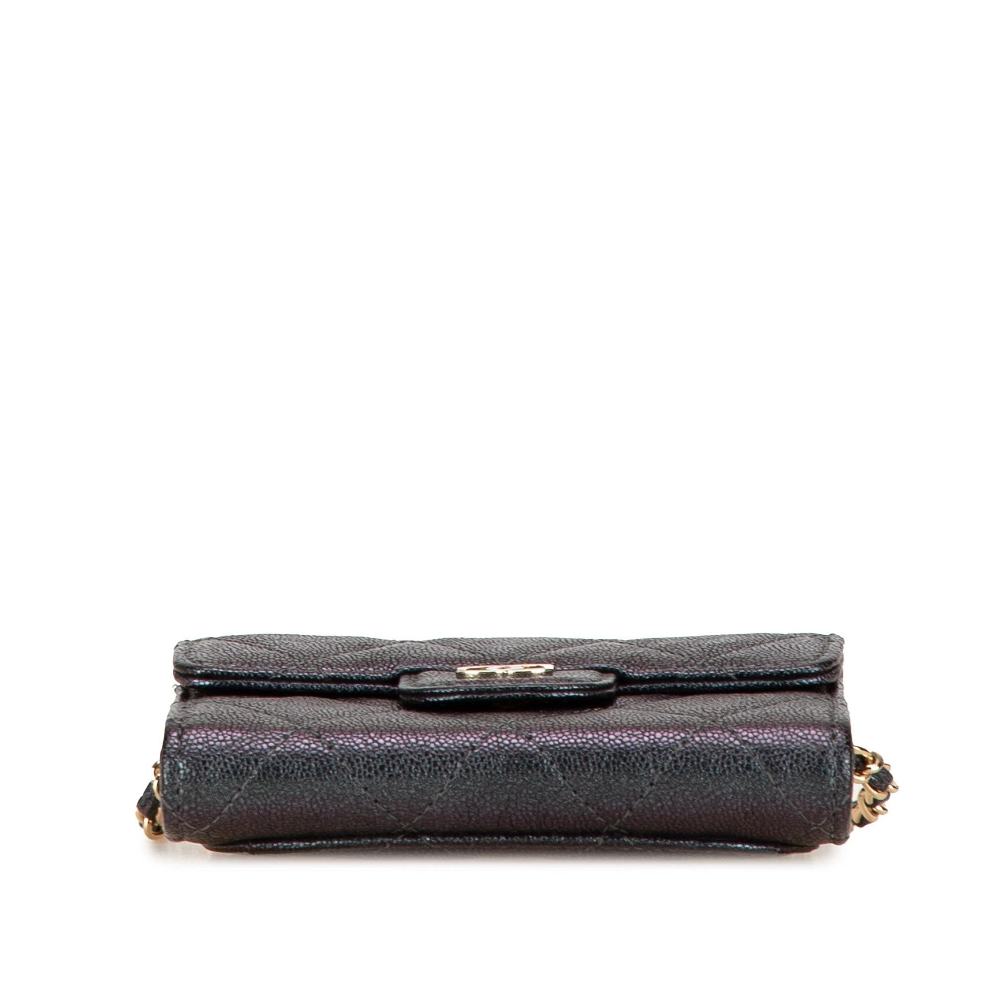 Chanel Small Iridescent Caviar Single Flap