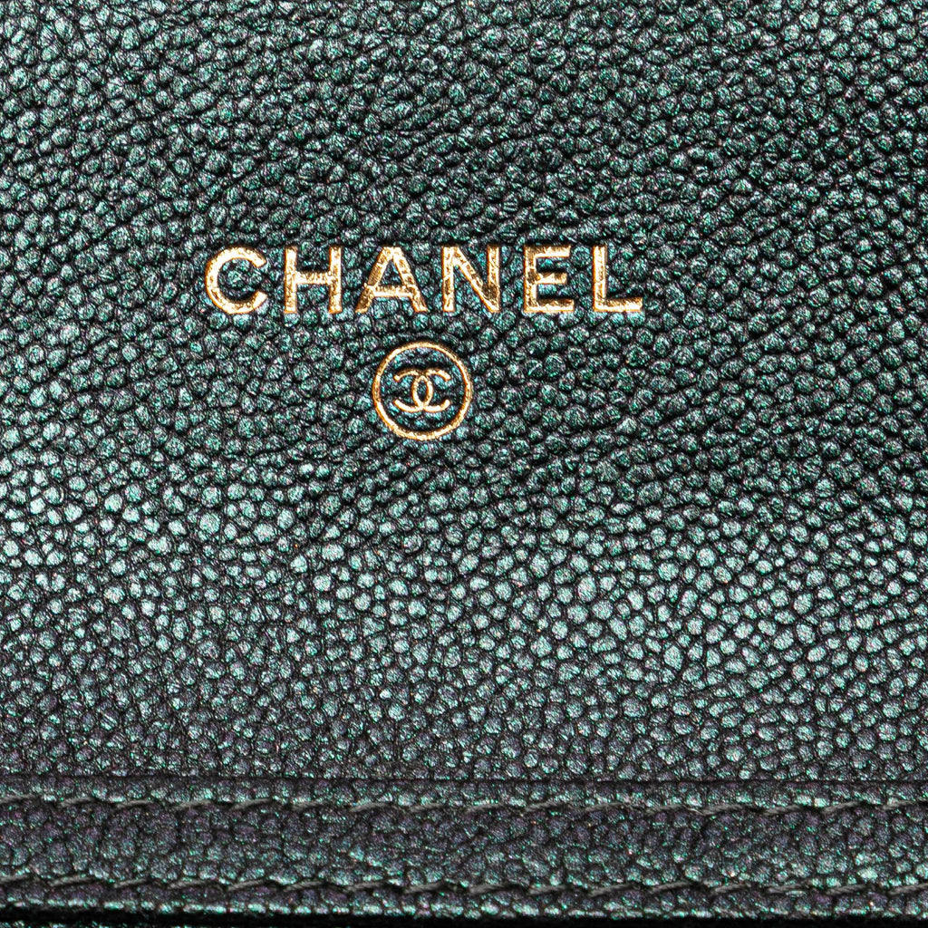 Chanel Small Iridescent Caviar Single Flap