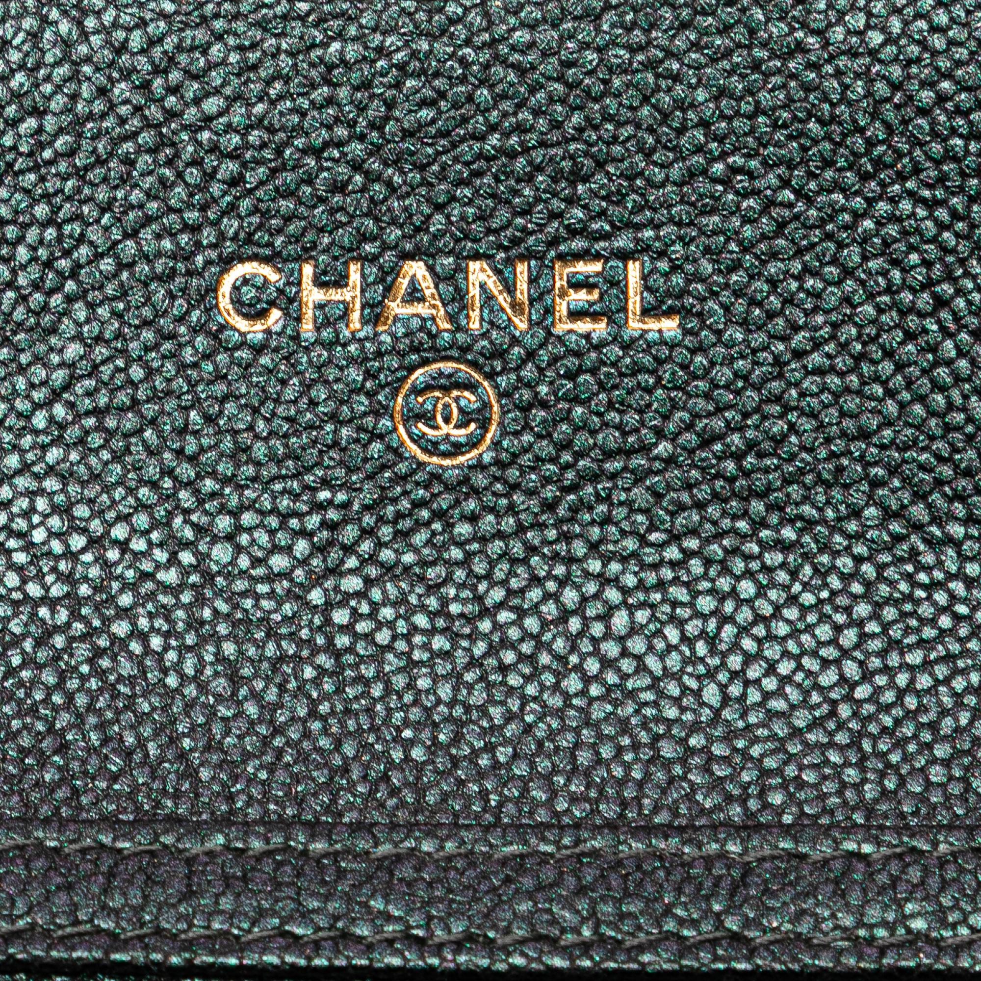 Chanel Small Iridescent Caviar Single Flap