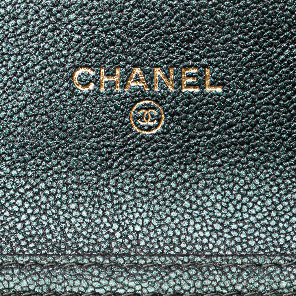 Chanel Small Iridescent Caviar Single Flap