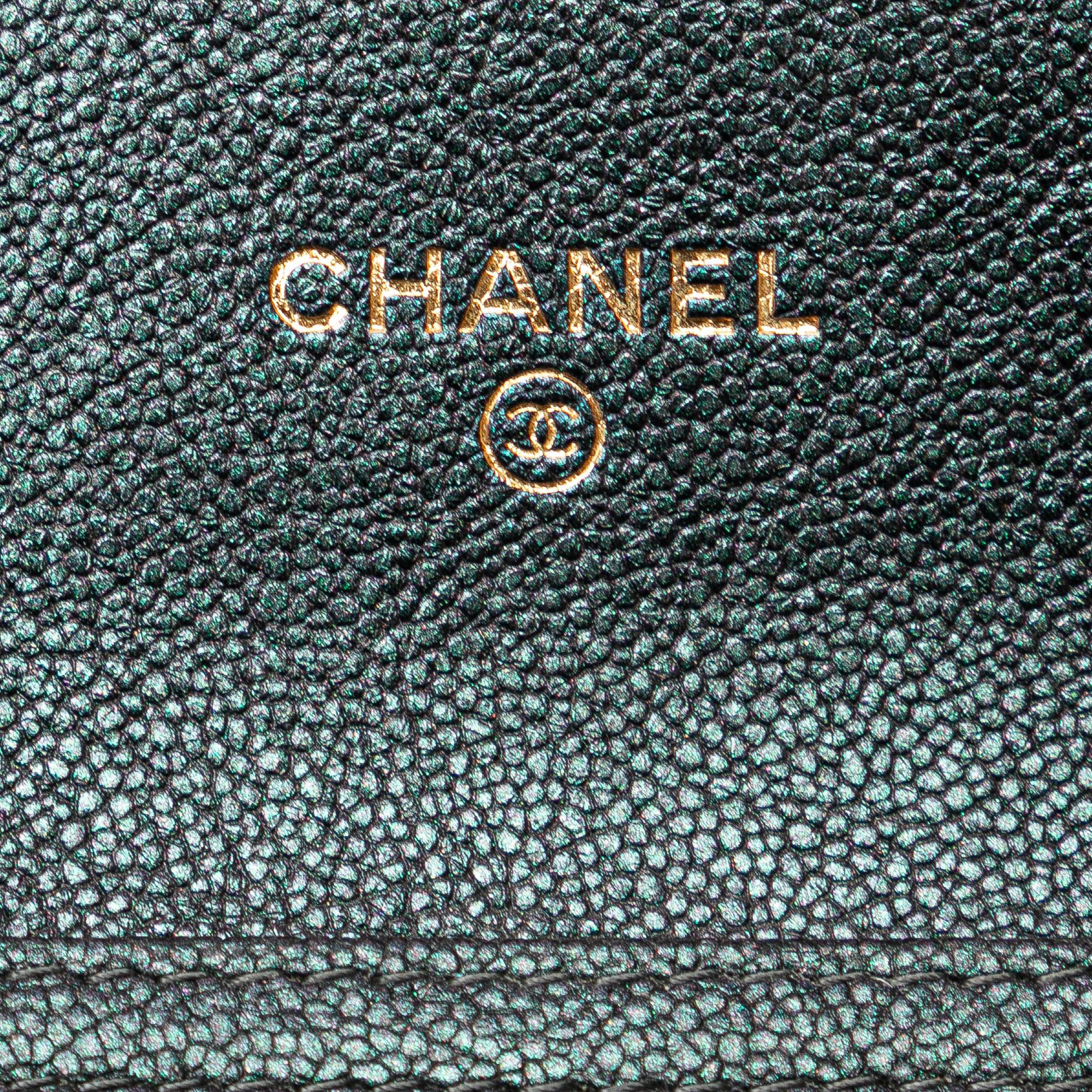 Chanel Small Iridescent Caviar Single Flap