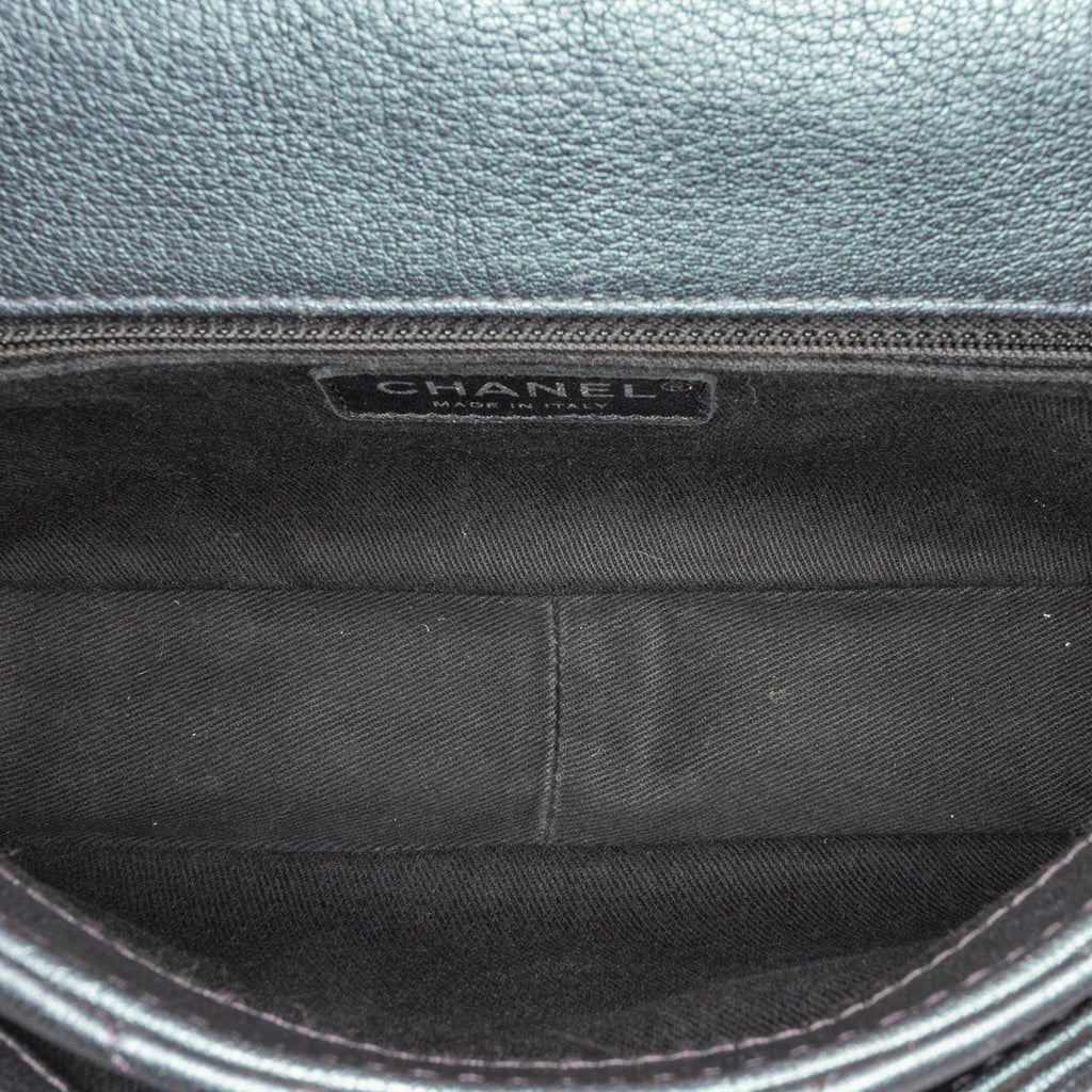 Chanel Small Iridescent Goatskin Double Carry Waist Chain Flap