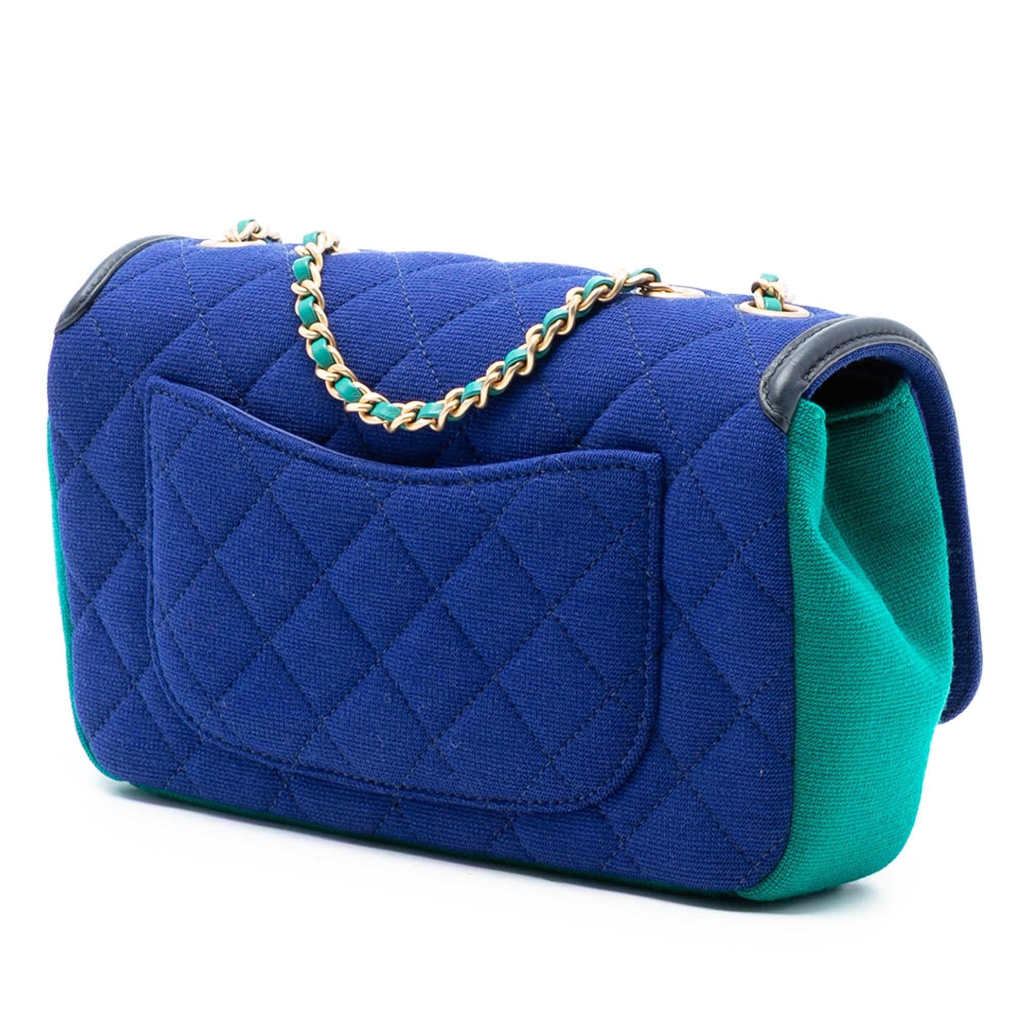 Chanel Small Jersey CC Filigree Flap
