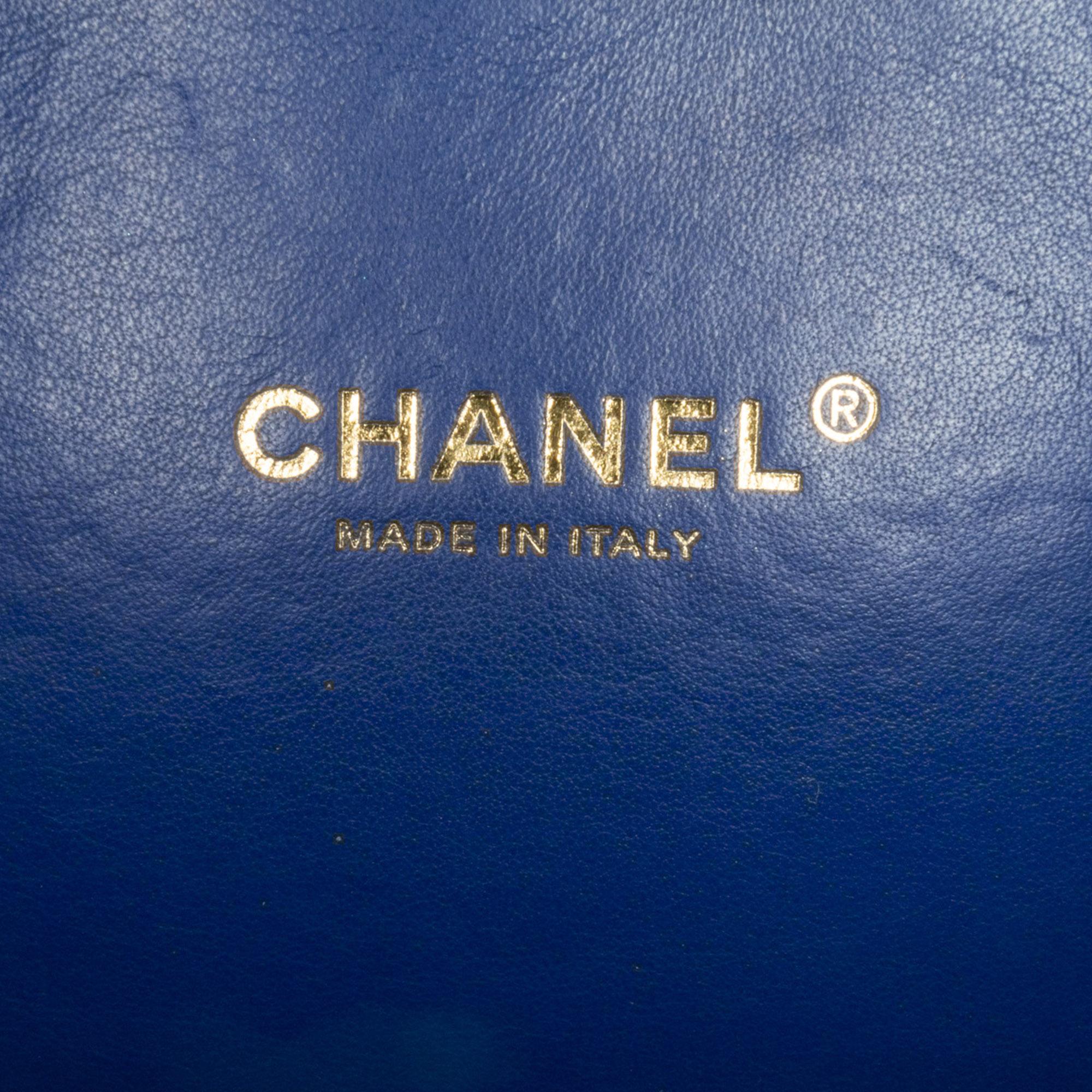 Chanel Small Jersey CC Filigree Vanity Case