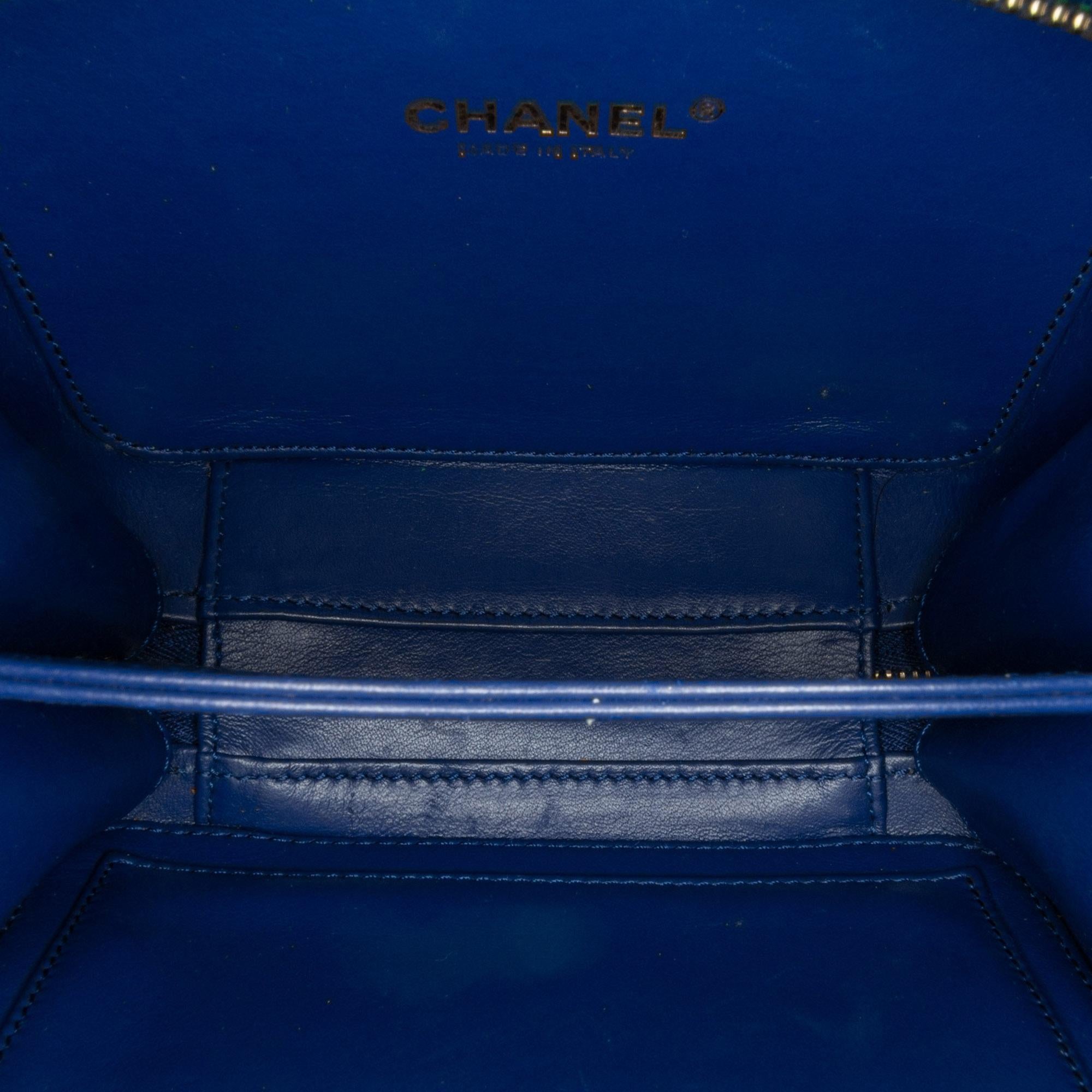 Chanel Small Jersey CC Filigree Vanity Case