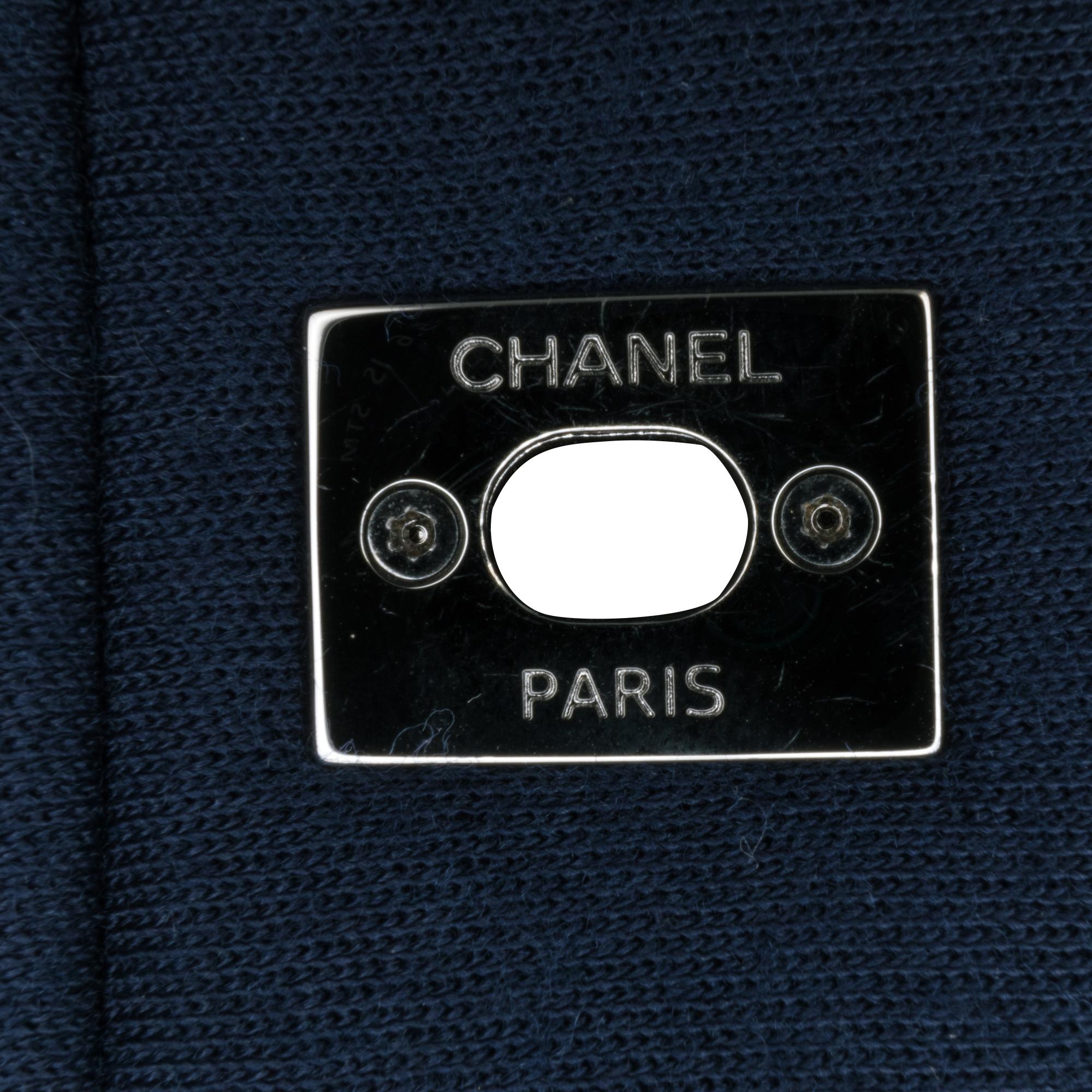 Chanel Small Jersey Tweed Flap