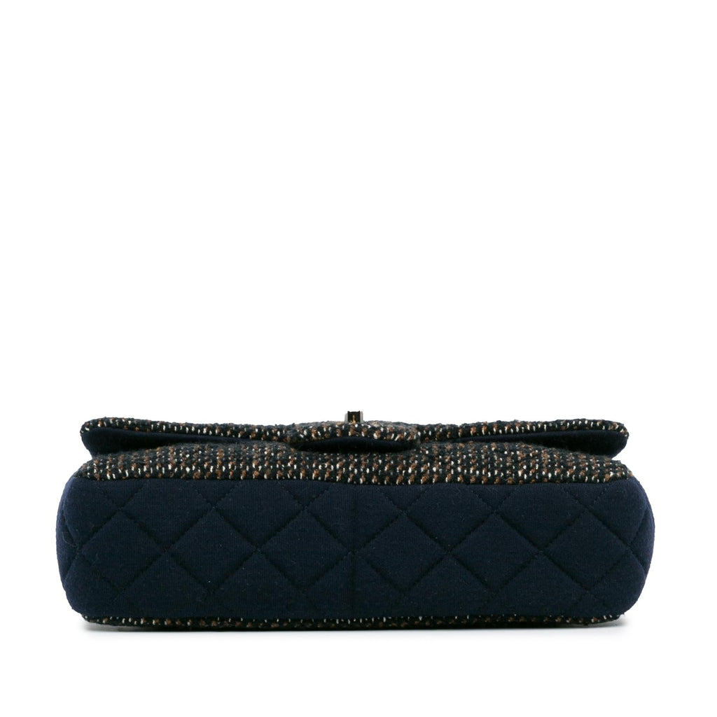 Chanel Small Jersey Tweed Flap