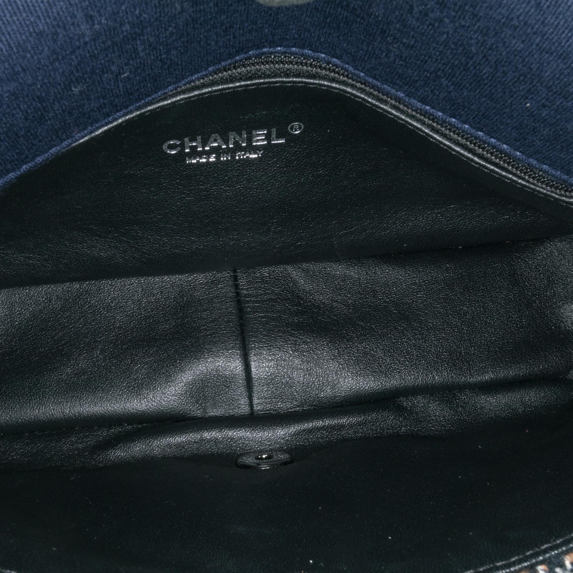 Chanel Small Jersey Tweed Flap