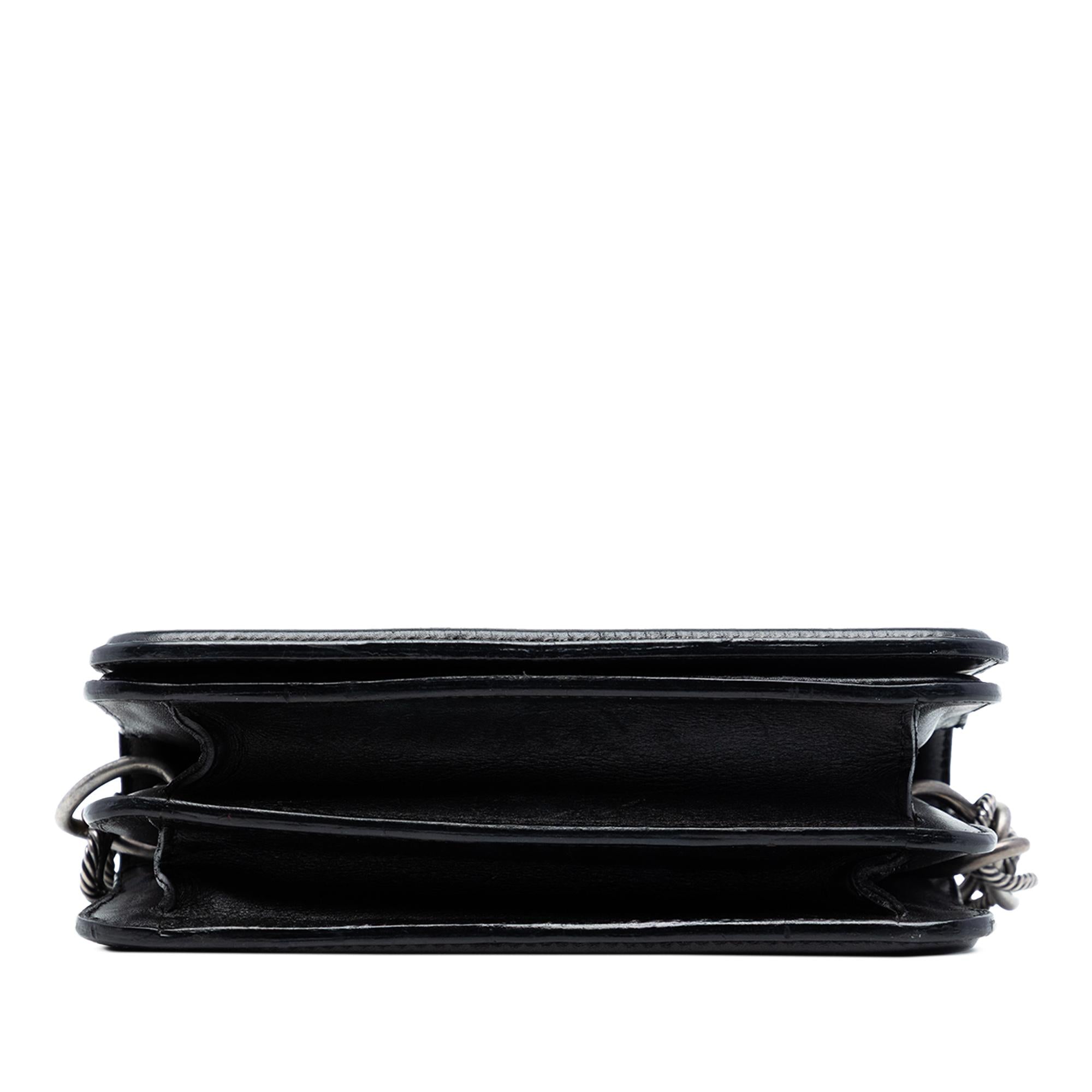 Chanel Small Lambskin Beaded Crystal Flap